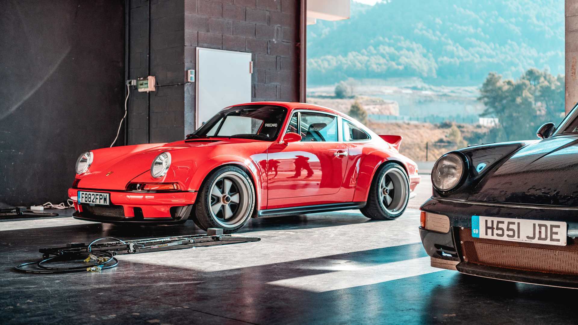 Singer Porsche 911s at Goodwood