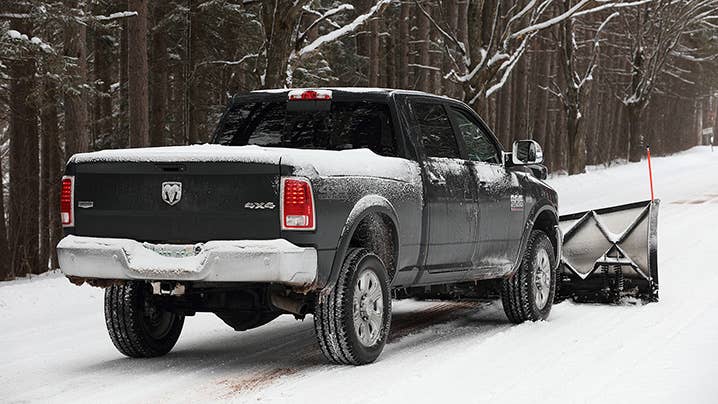 Plowing Snow with a Heavy-Duty Truck
