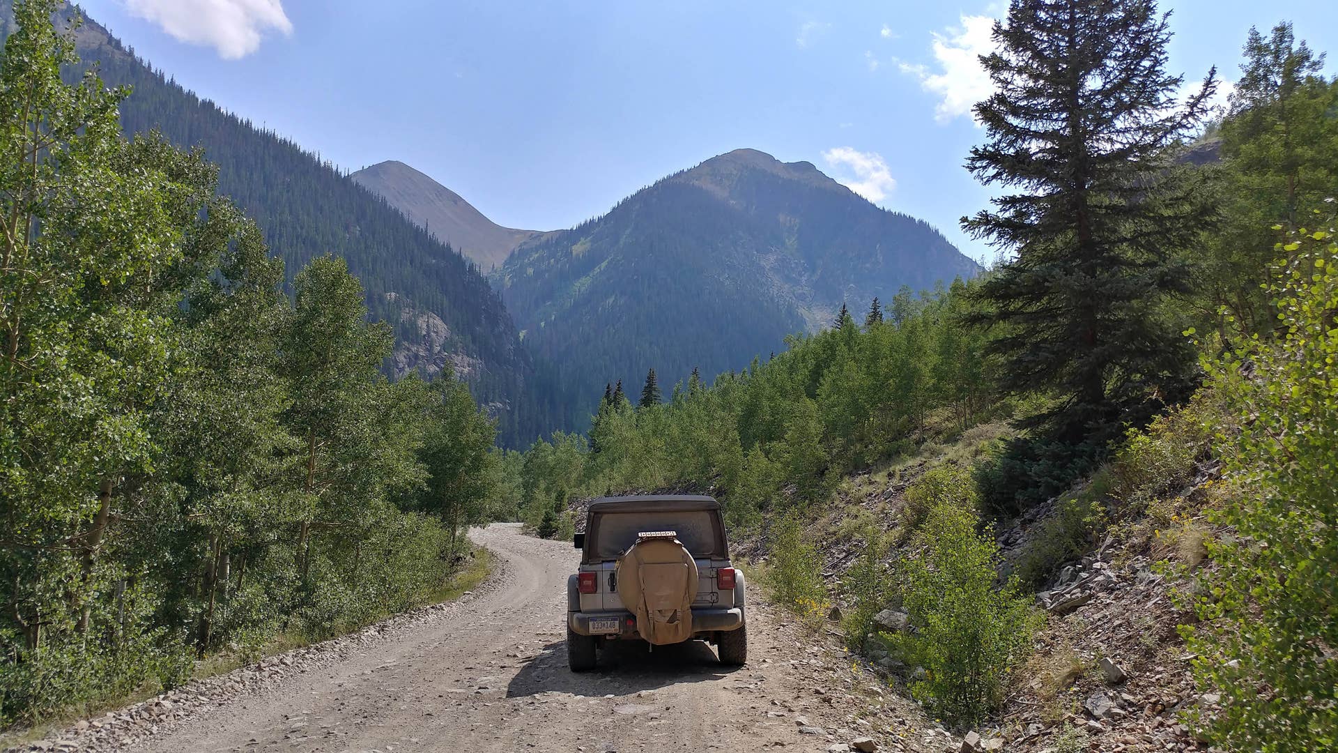 Climbing up to Engineer Pass. If you end up in Lake City before the climb, stop by the San Juan Soda Company. Ice cream so good it's Irresponsible.