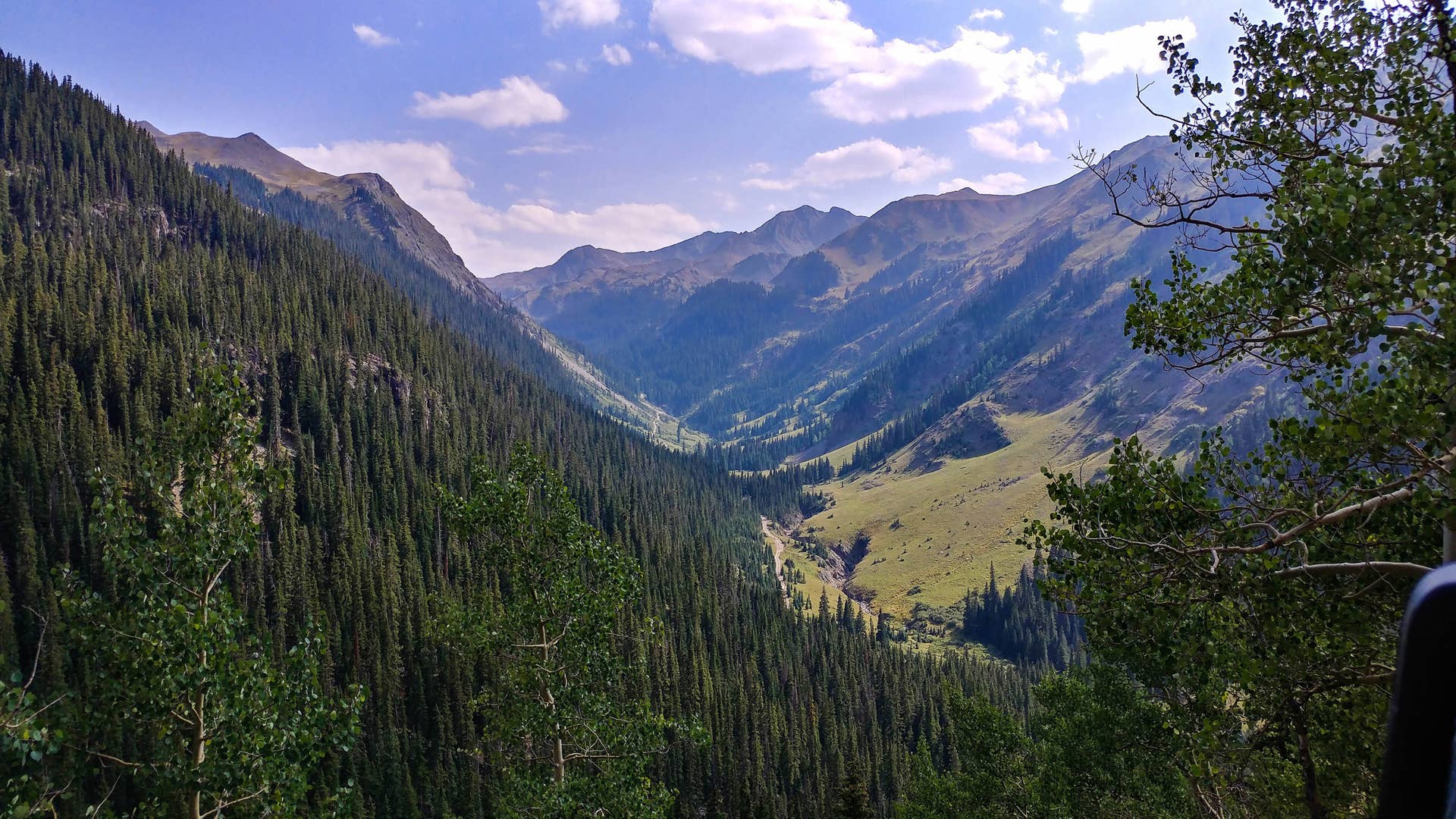 Or perhaps it looks more like those 5,000-piece puzzles your grandparents while away the time with. This is the west side of Engineer Pass.