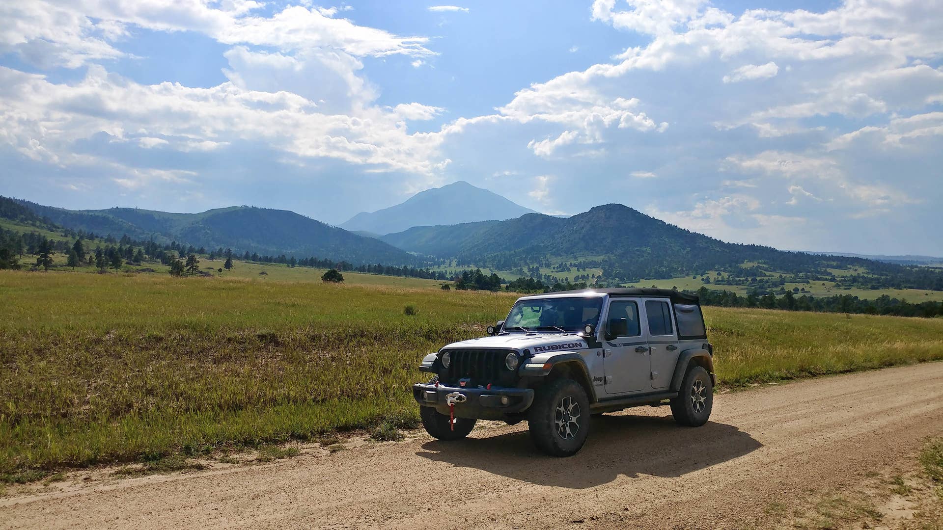 Coming from the southwest, Colorado also wastes no time climbing to elevation and looking like the Arcadian scenes on a bottled water label. Like here, near Aquila, CO...