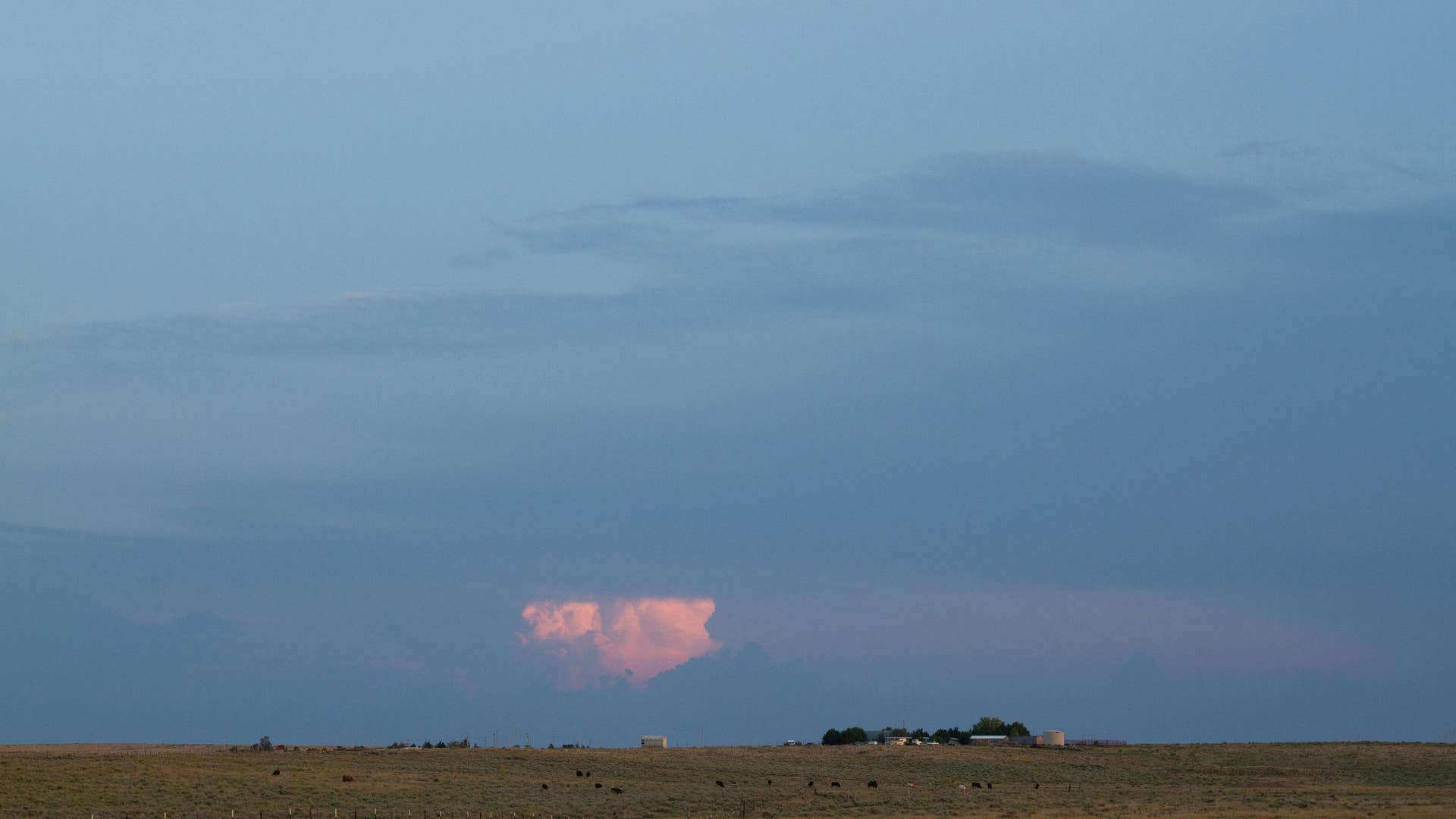 West of Alva, Oklahoma the lush green rolling land gives way to the definition of "The Plains." My view from the Panhandle Campgrounds, wondering if the storm was going to make it all the way to me. The wind did, the rain didn't.