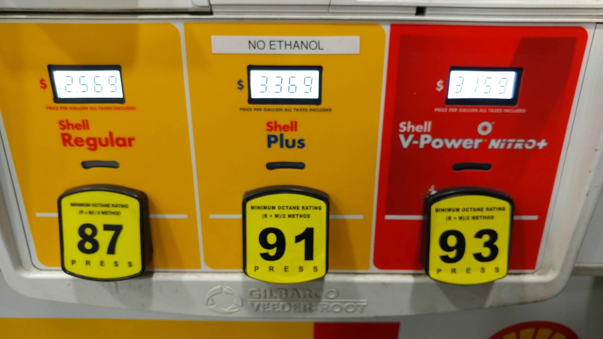 With prices like this, though, "No Ethanol" is the "Organic" of gasoline.