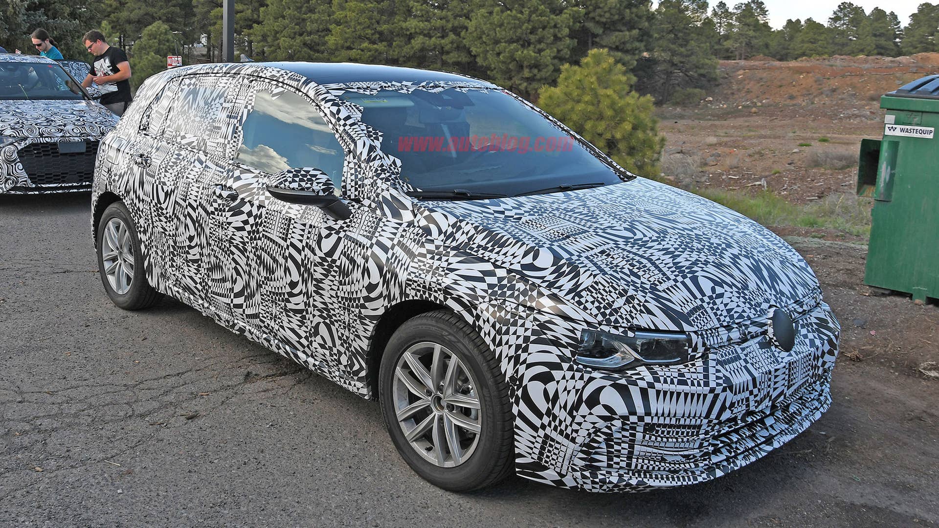 VW Golf spy photos