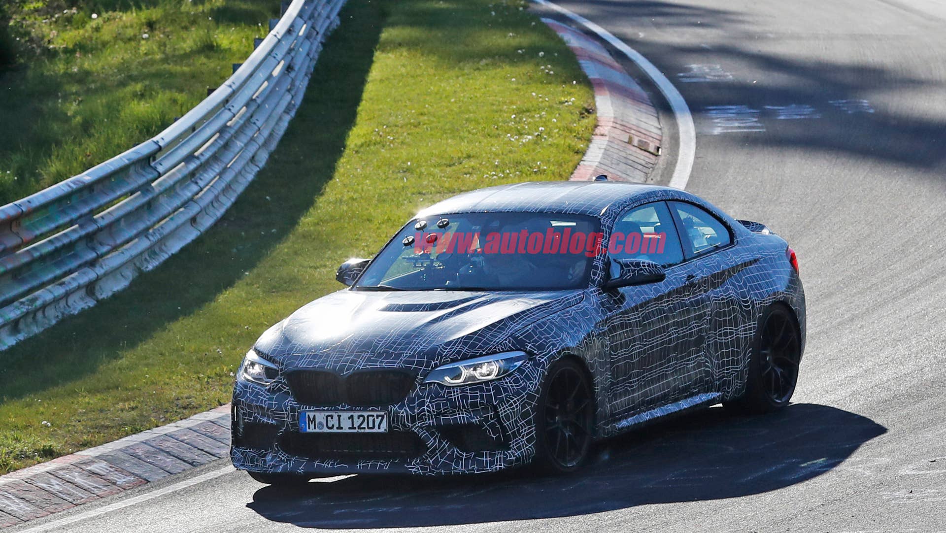 Spy shots of the performance coupe
