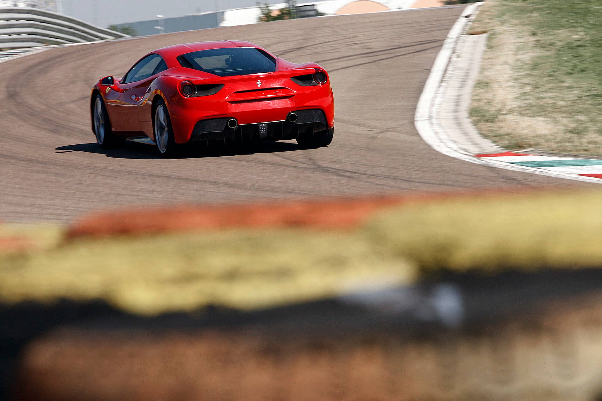 2016 Ferrari 488 GTB on track