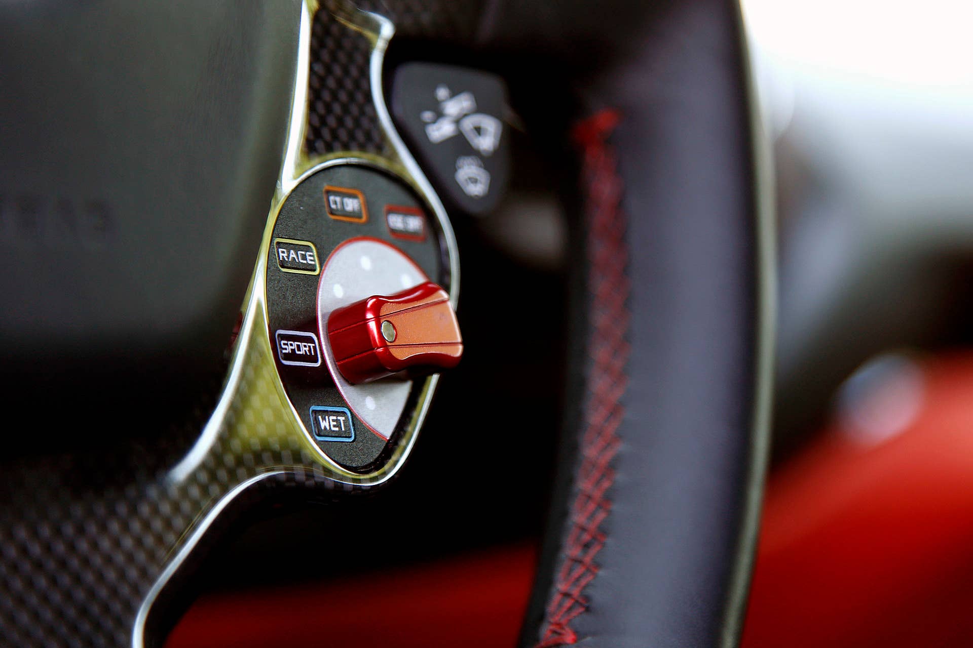 2016 Ferrari 488 GTB drive mode controls