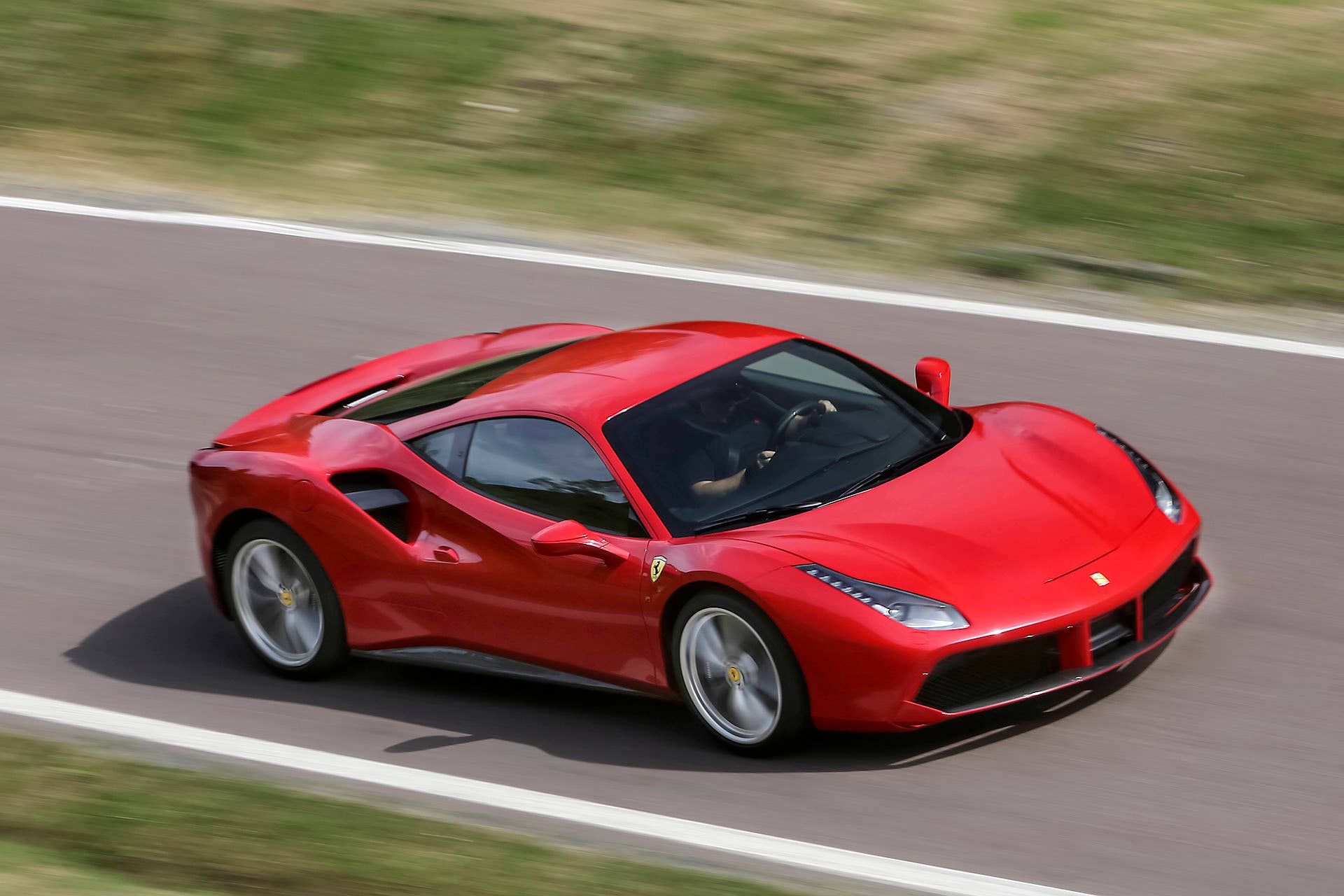 2016 Ferrari 488 GTB driving