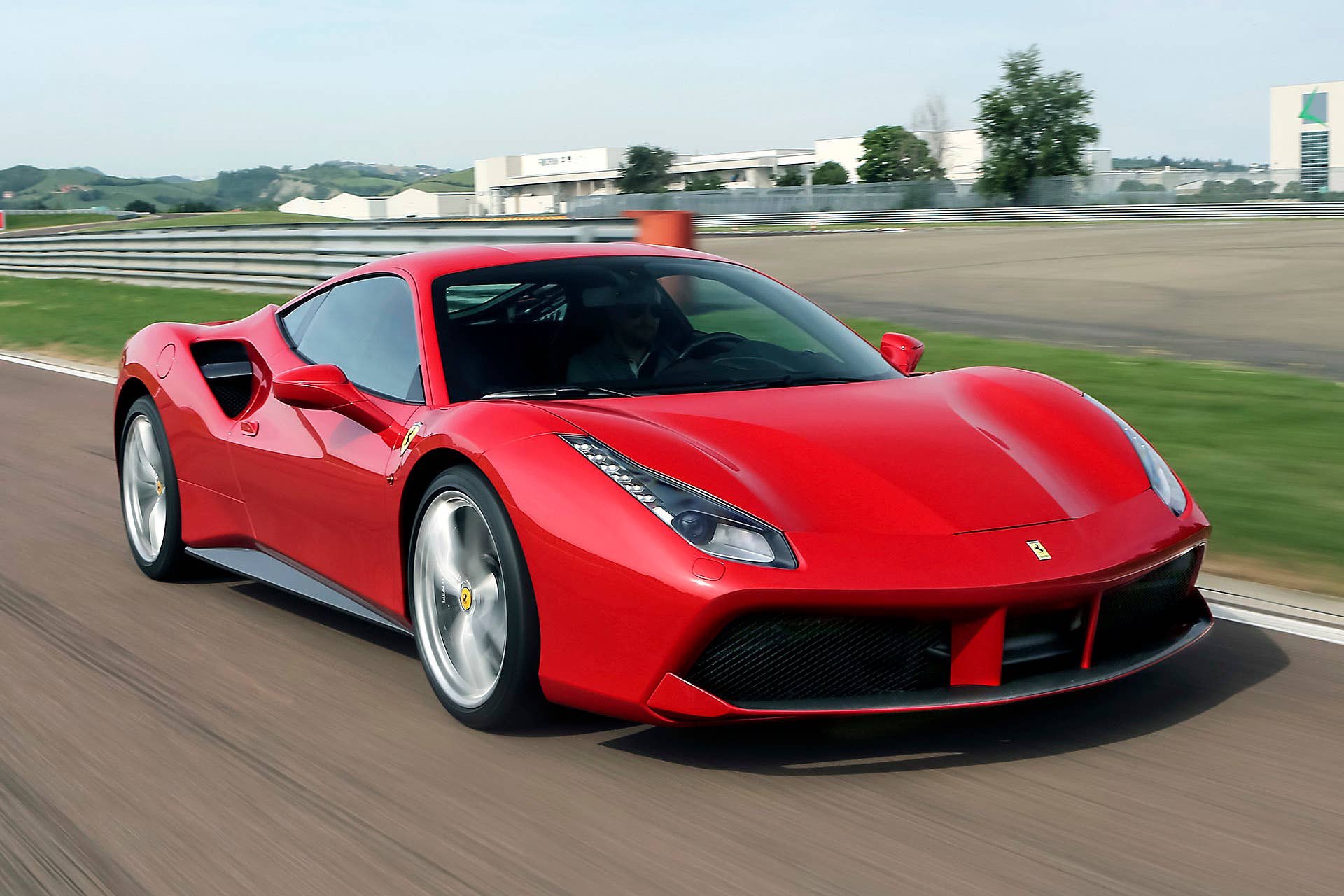 2016 Ferrari 488 GTB driving