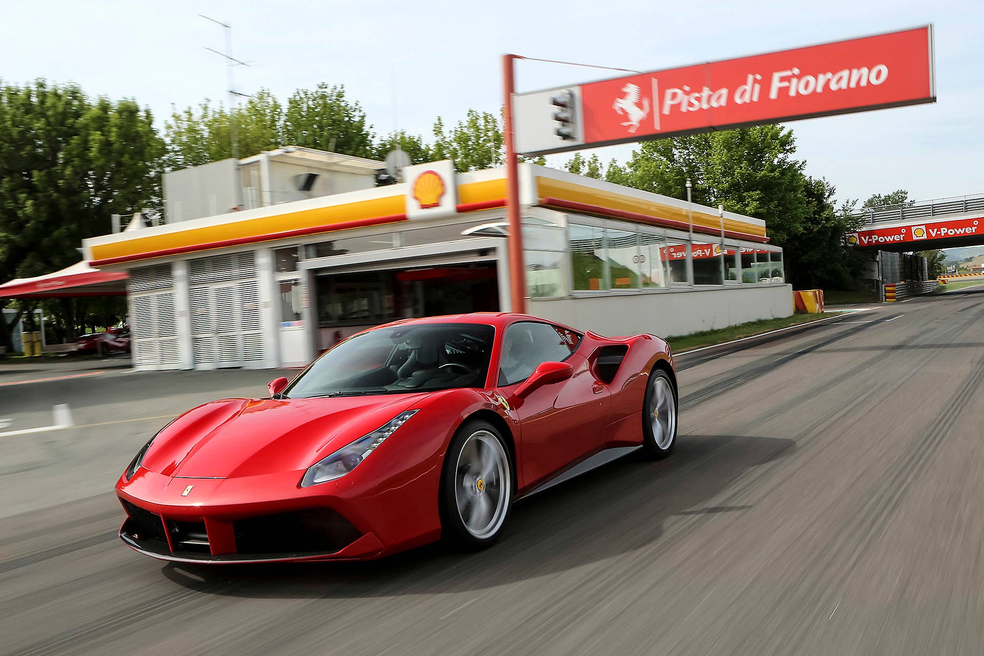 2016 Ferrari 488 GTB driving
