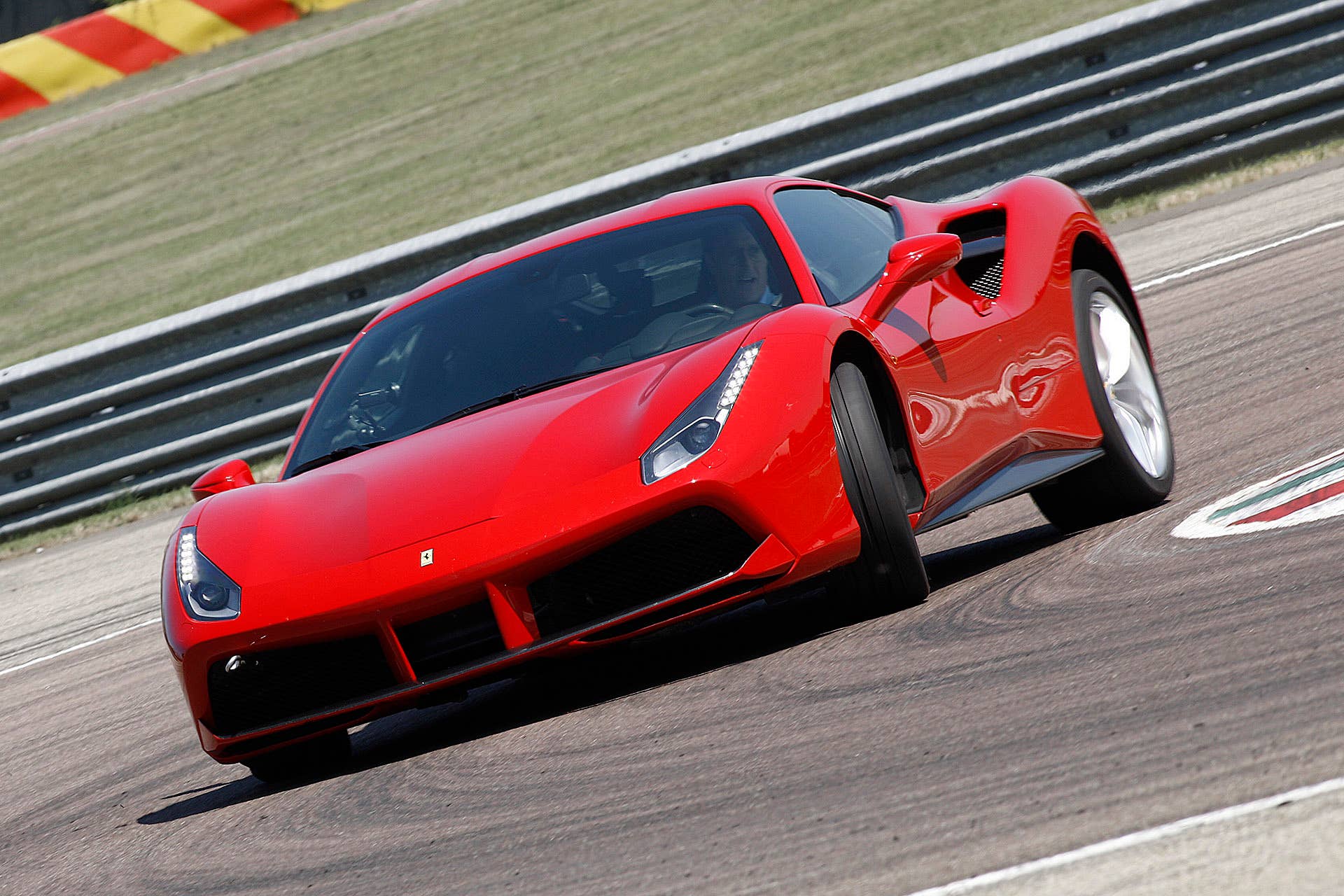 2016 Ferrari 488 GTB on track