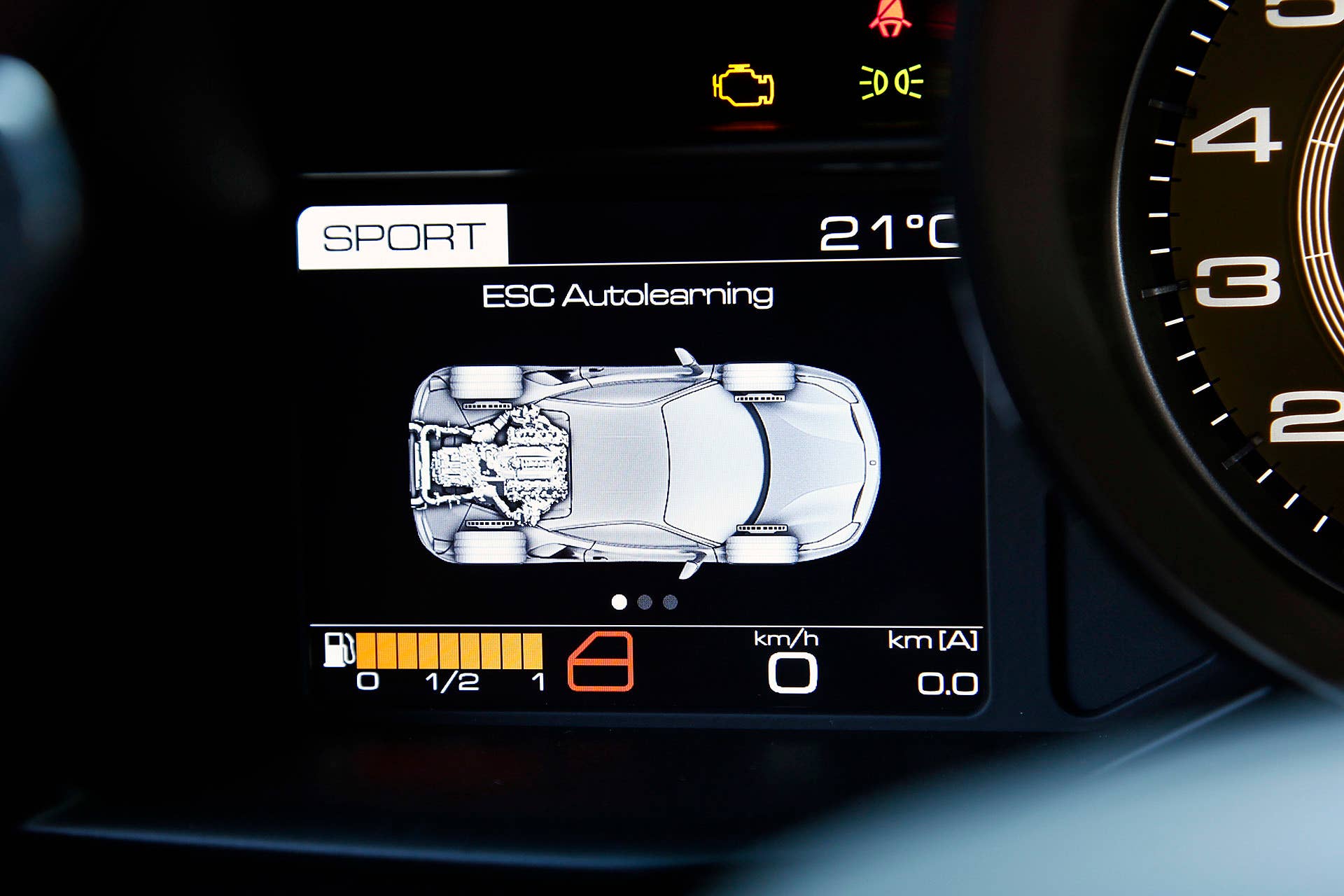 2016 Ferrari 488 GTB gauges