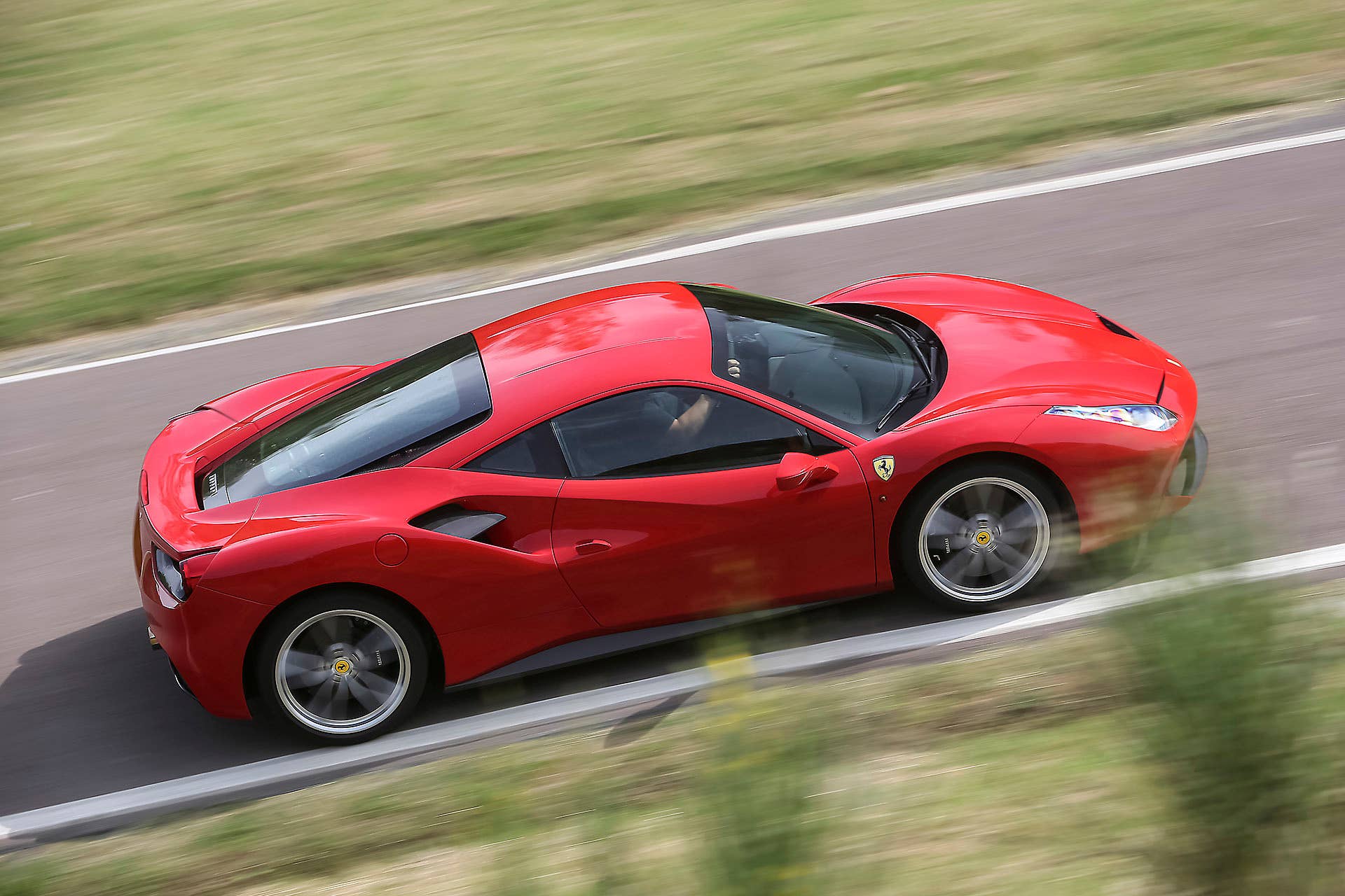 2016 Ferrari 488 GTB driving