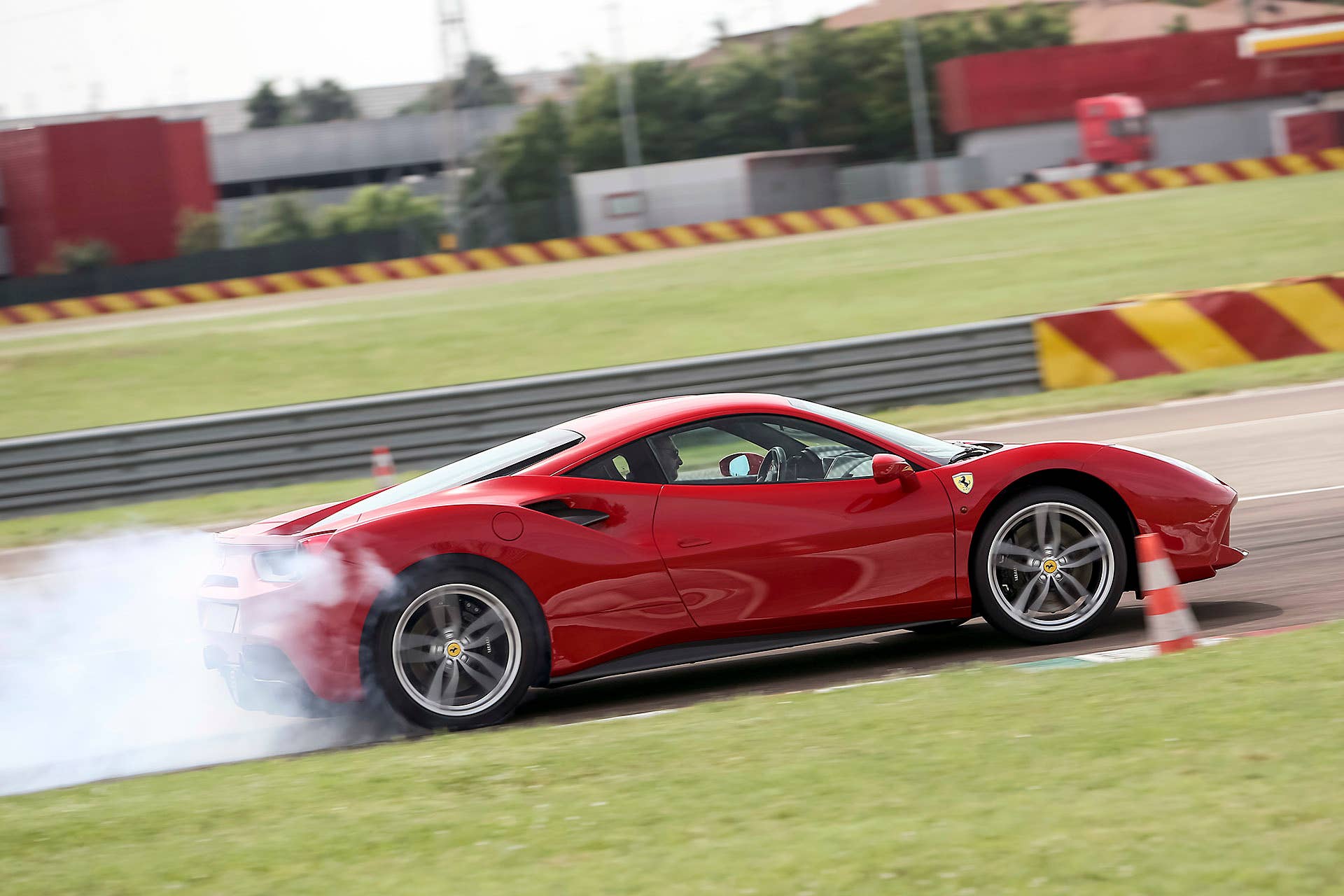 2016 Ferrari 488 GTB on track