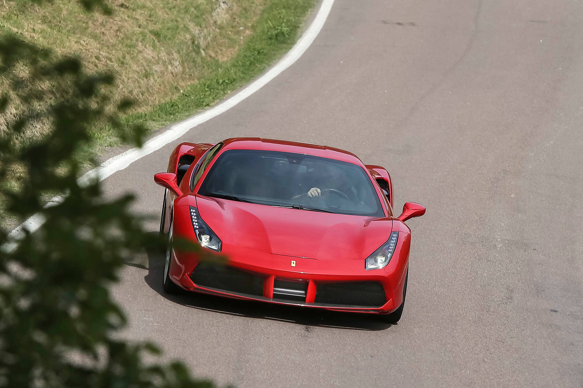 2016 Ferrari 488 GTB driving
