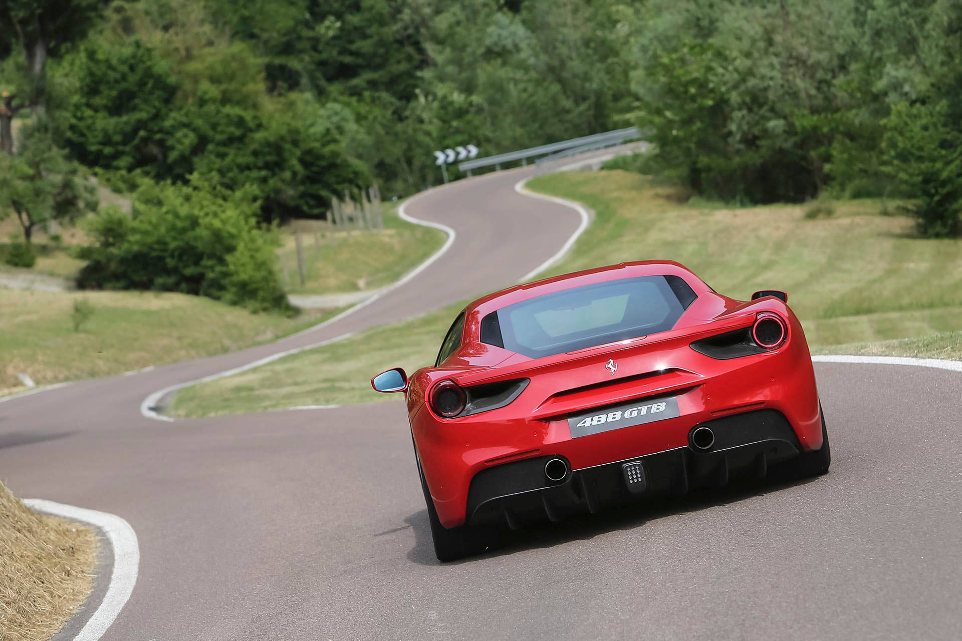 2016 Ferrari 488 GTB driving