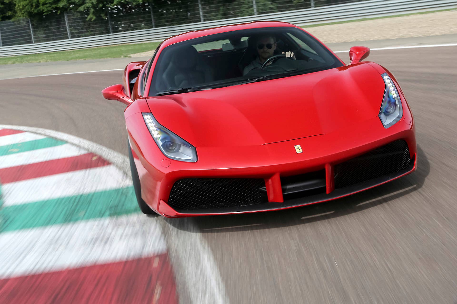 2016 Ferrari 488 GTB driving