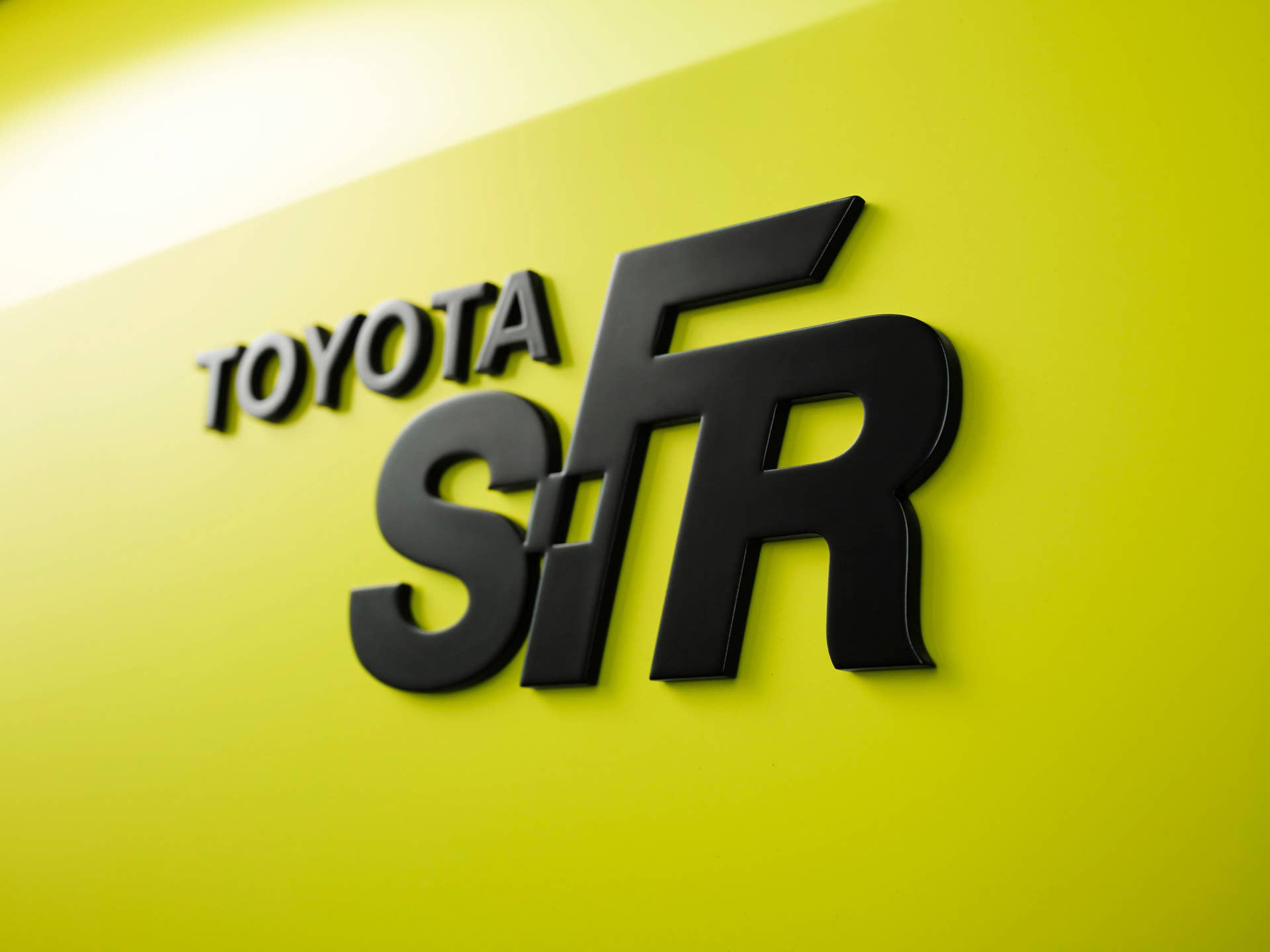 Toyota S-FR Concept nameplate badge