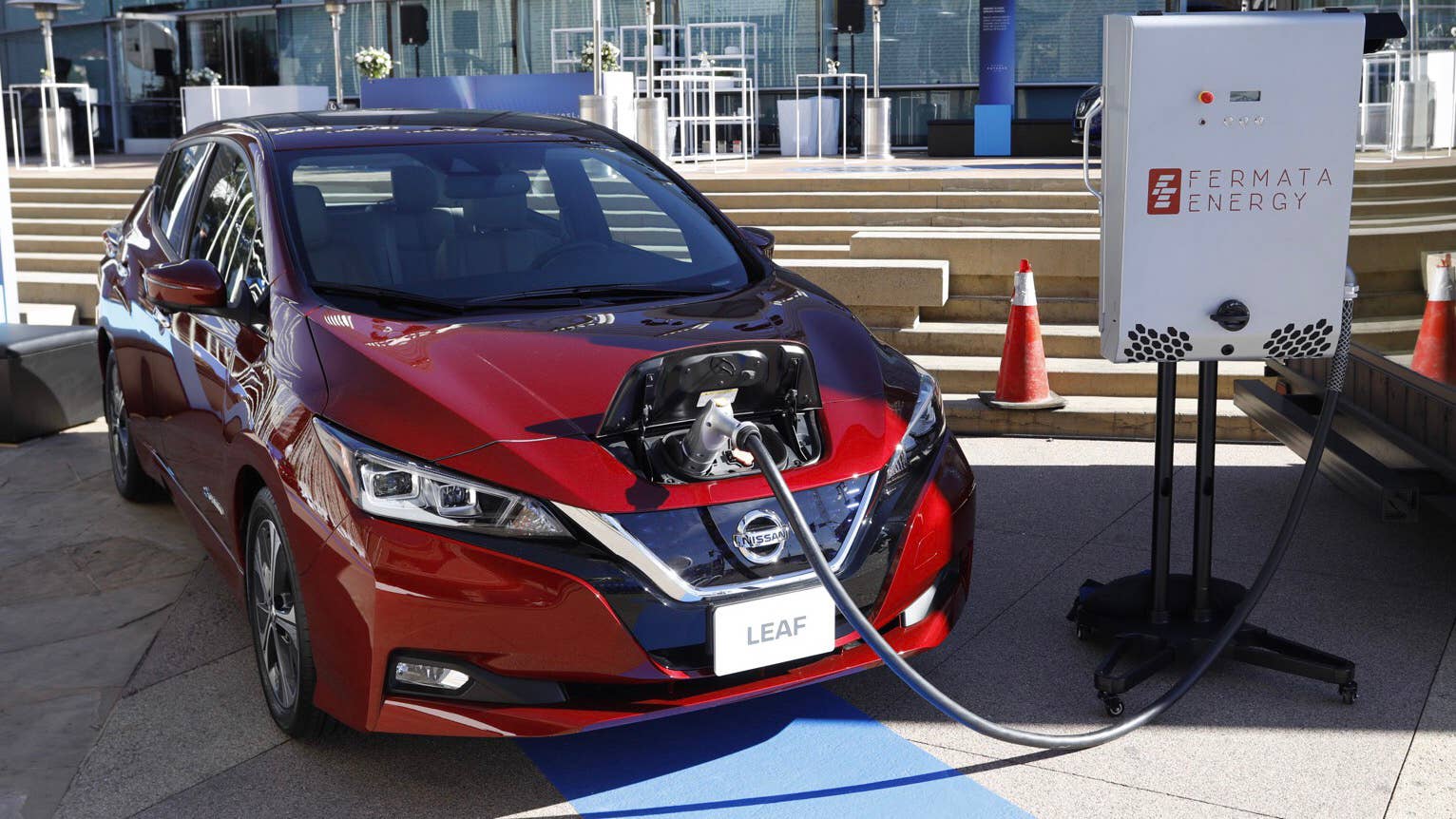 2019 Nissan Leaf charging