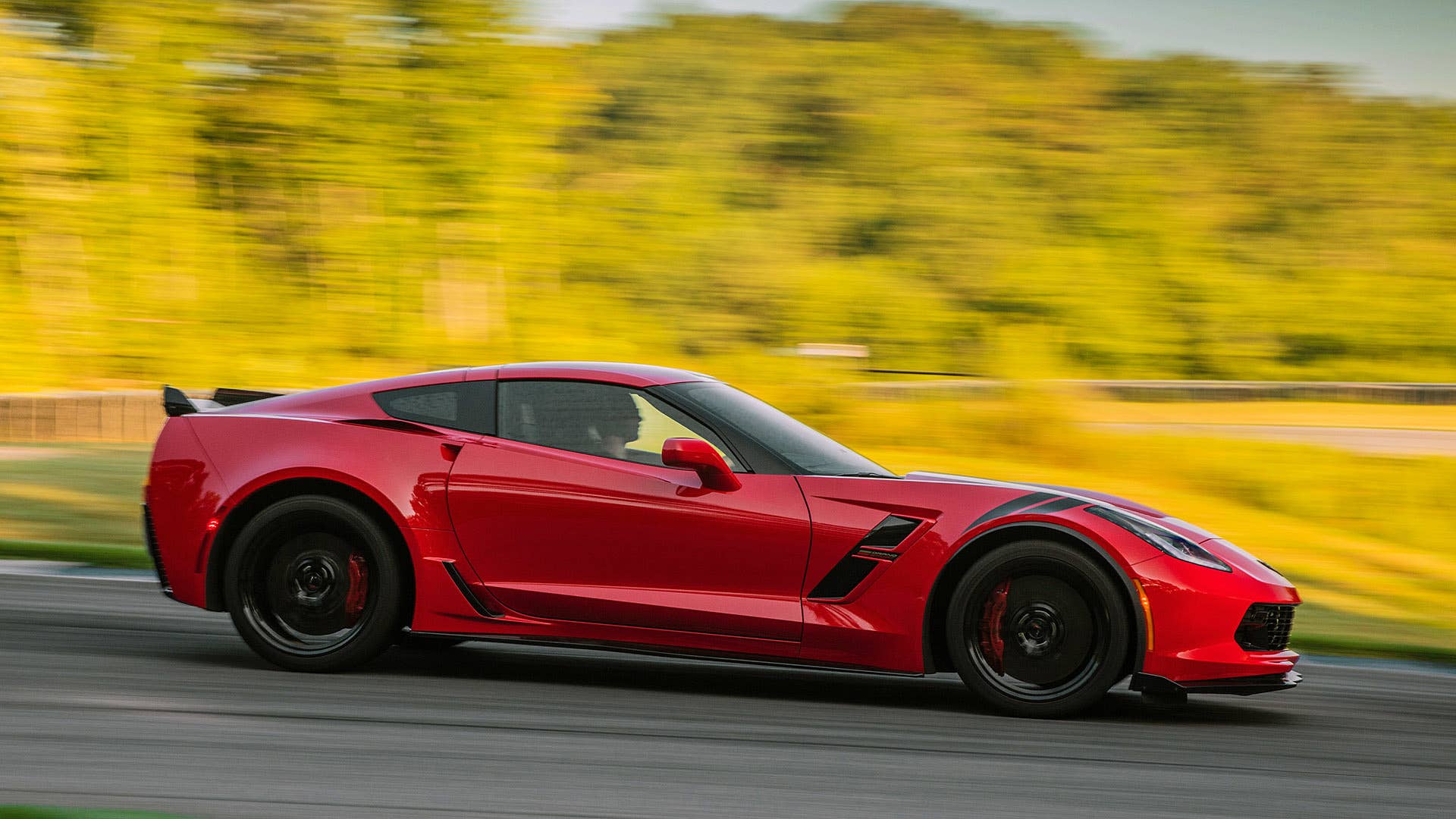 2017 Chevrolet Corvette Grand Sport driving