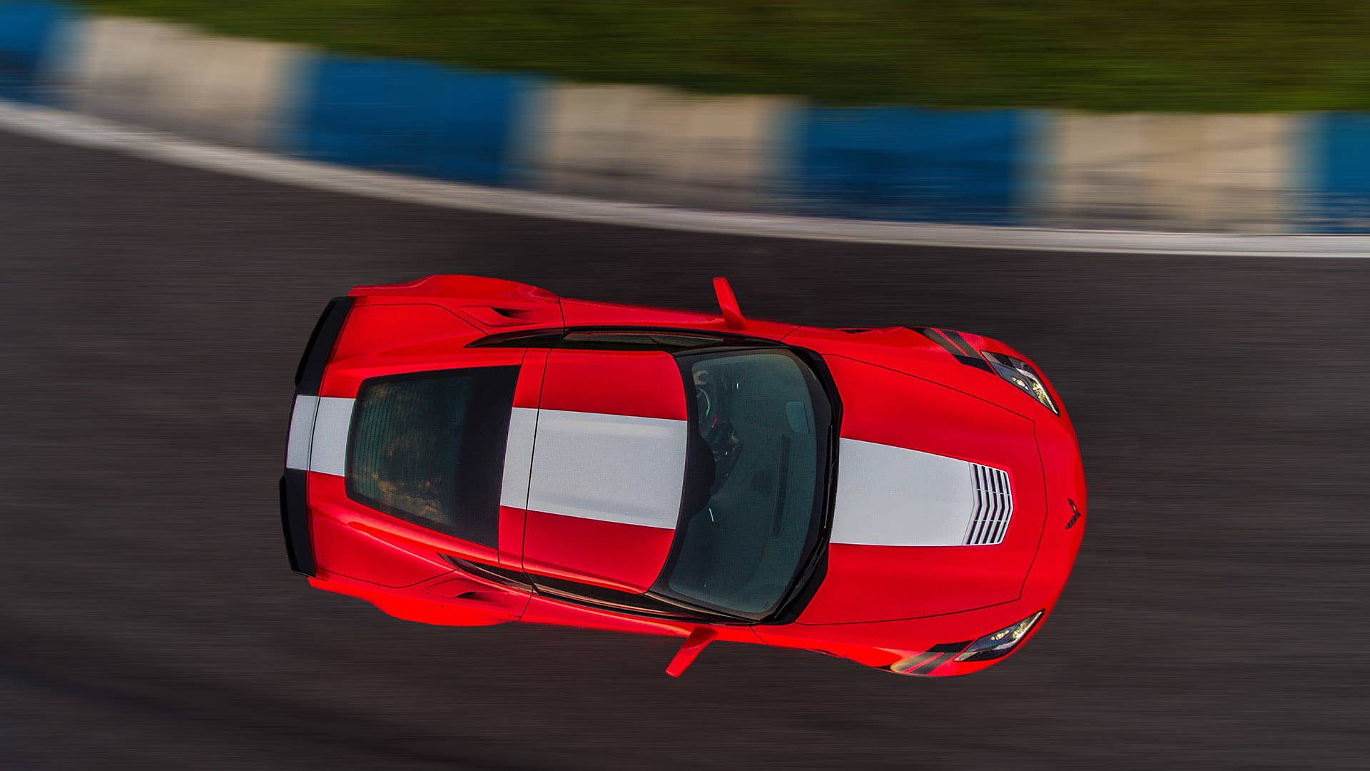 2017 Chevrolet Corvette Grand Sport driving
