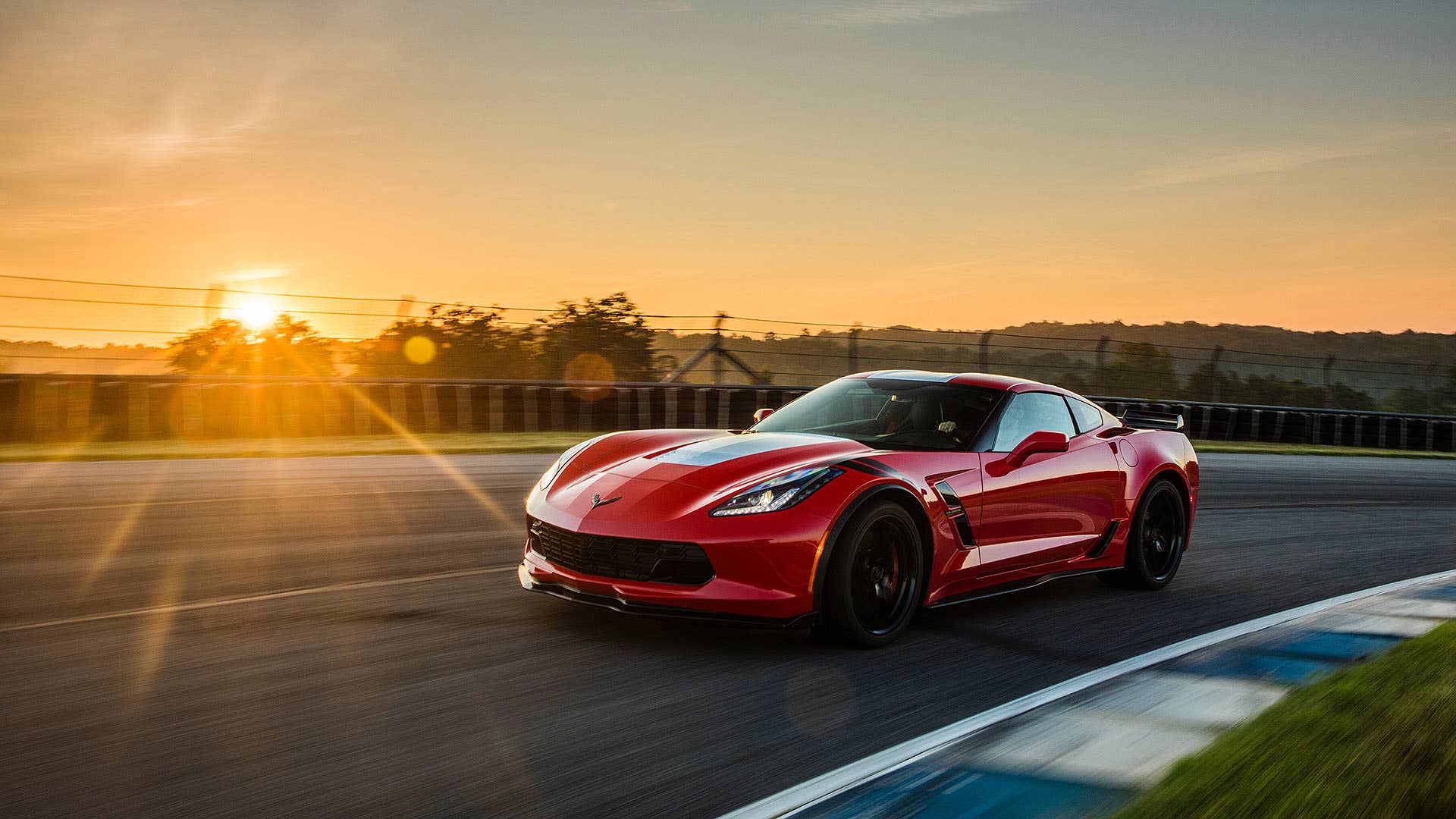 2017 Chevrolet Corvette Grand Sport driving