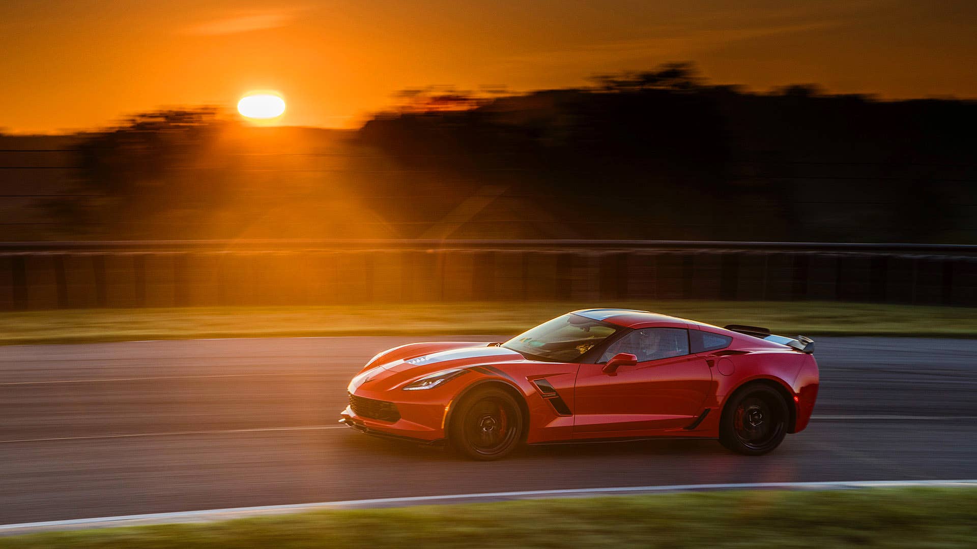 2017 Chevrolet Corvette Grand Sport driving