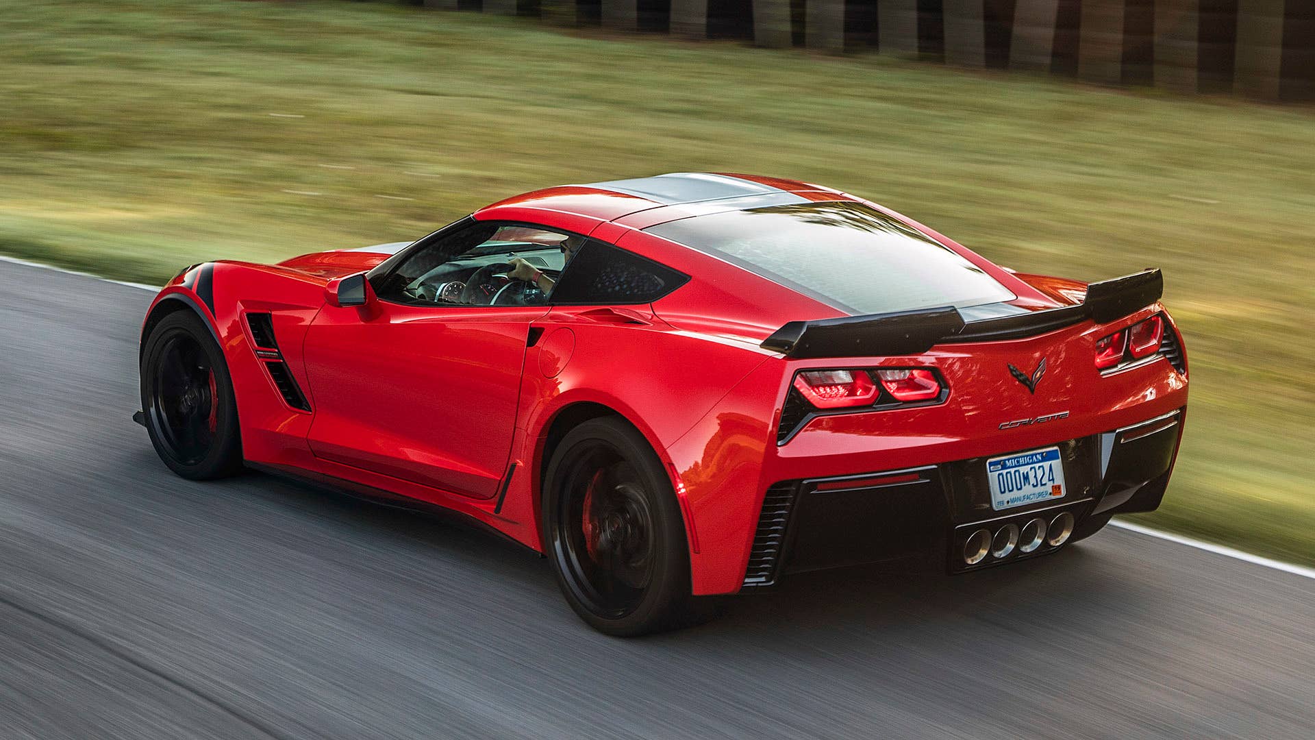 2017 Chevrolet Corvette Grand Sport driving