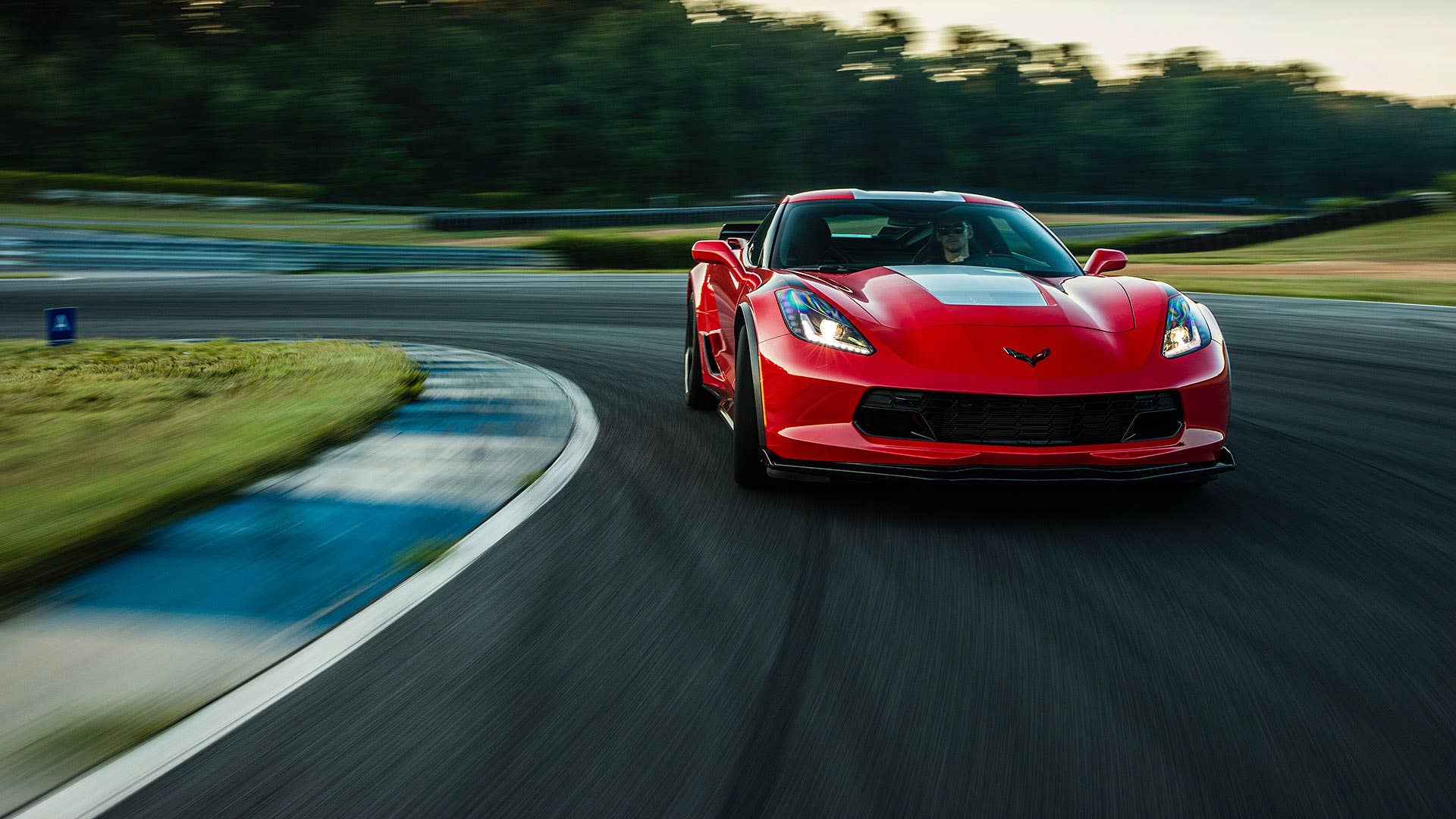 2017 Chevrolet Corvette Grand Sport driving