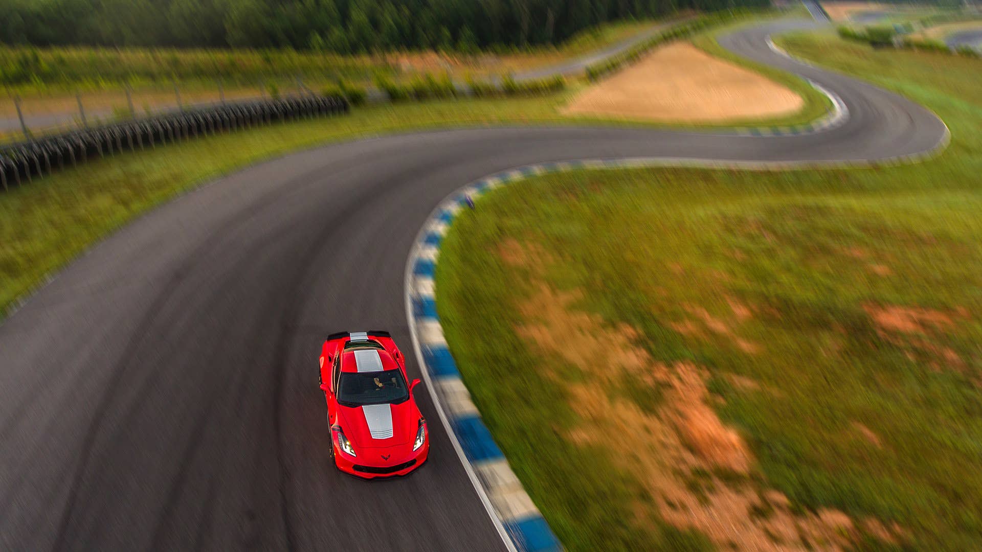 2017 Chevrolet Corvette Grand Sport driving