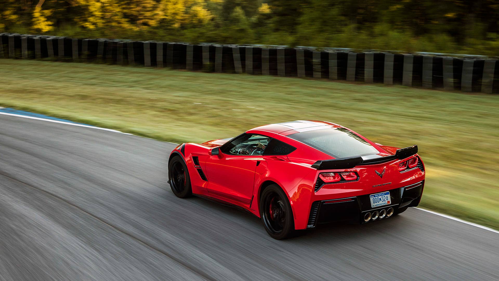 2017 Chevrolet Corvette Grand Sport driving