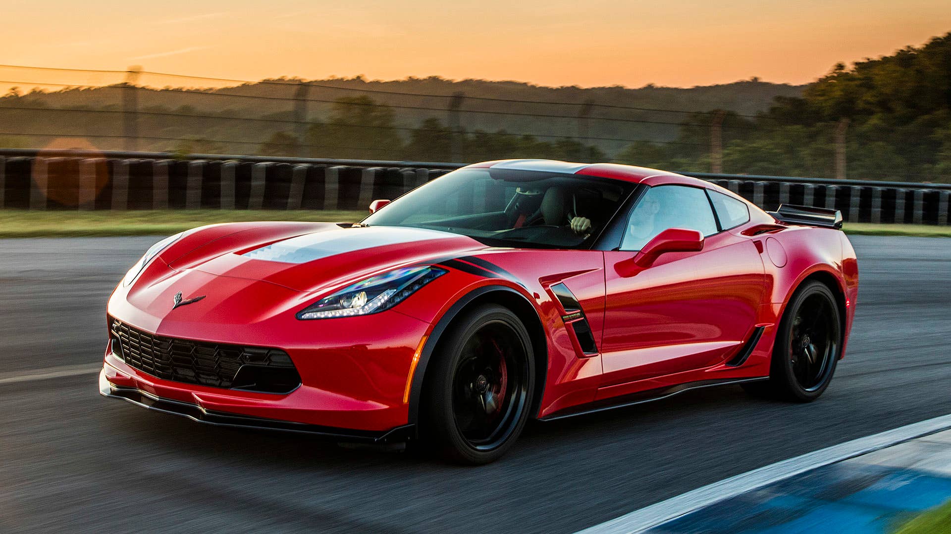 2017 Chevrolet Corvette Grand Sport driving