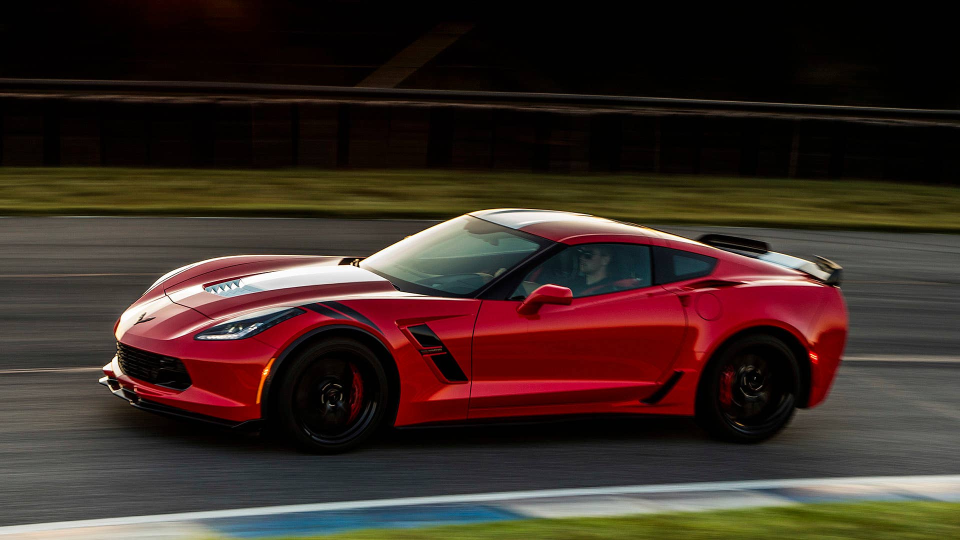 2017 Chevrolet Corvette Grand Sport driving