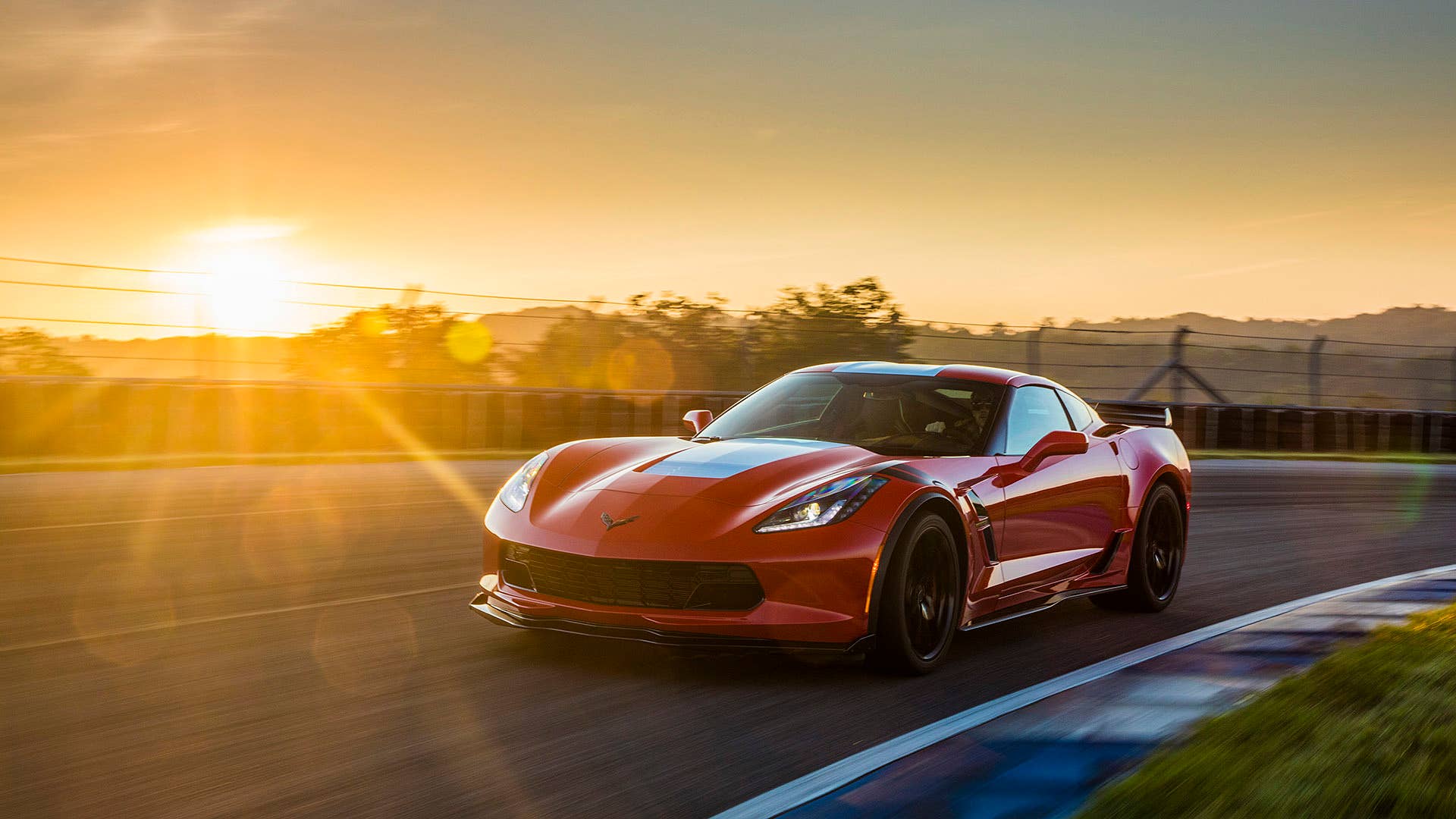 2017 Chevrolet Corvette Grand Sport driving