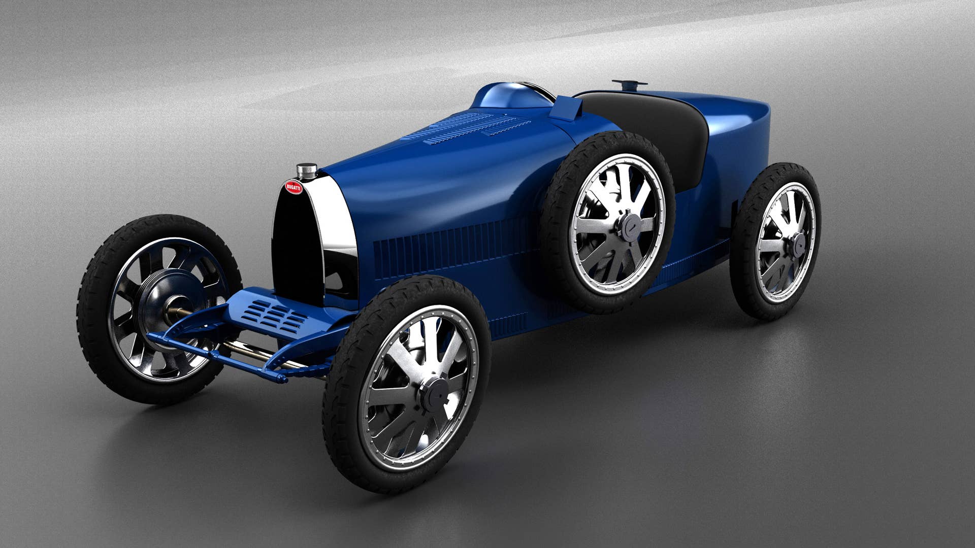 Kiddie car has been re-created.