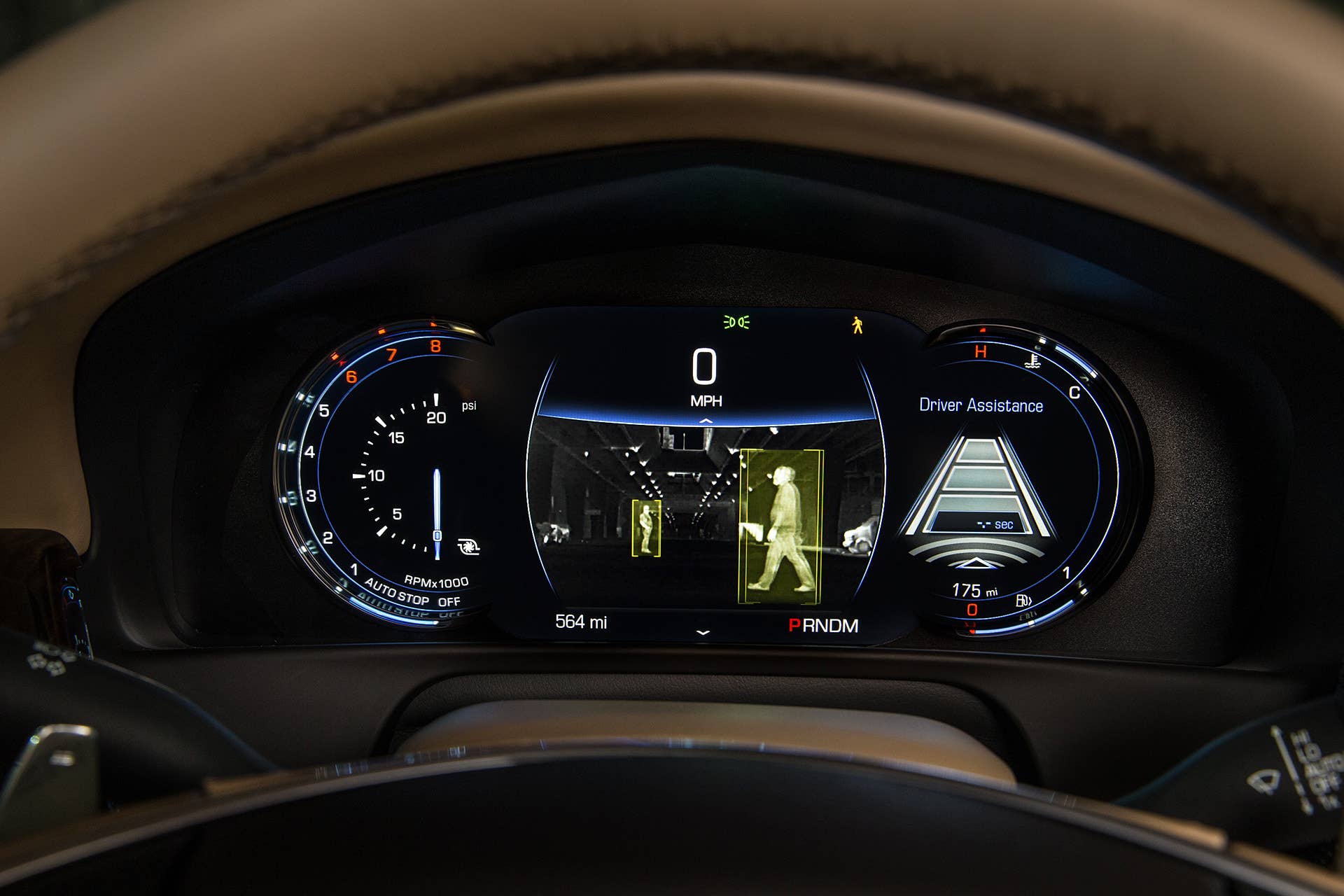 2016 Cadillac CT6 gauges