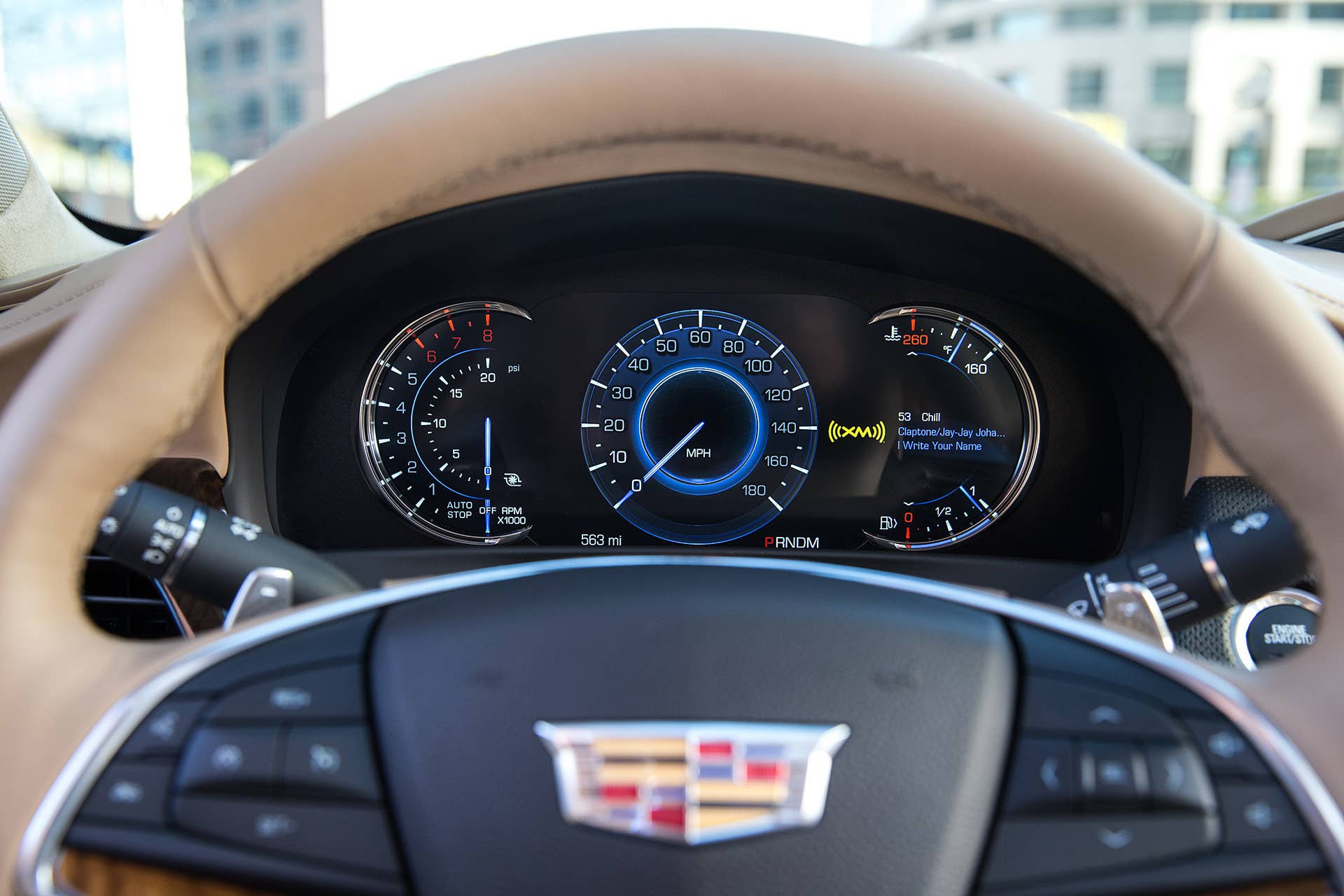 2016 Cadillac CT6 gauges