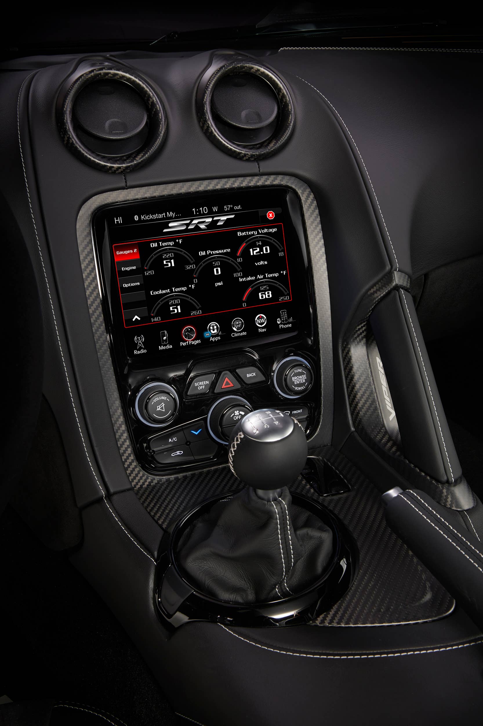 acr viper dodge shifter console 2016
