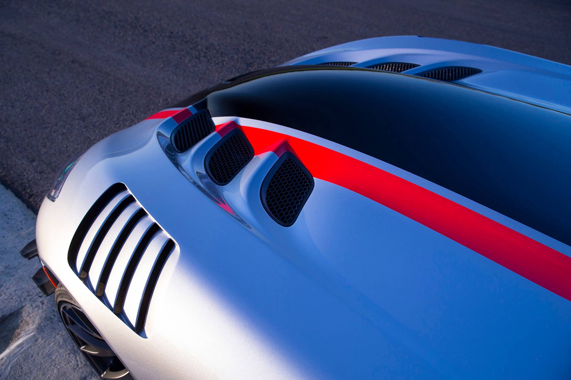 dodge hood louver acr viper 2016