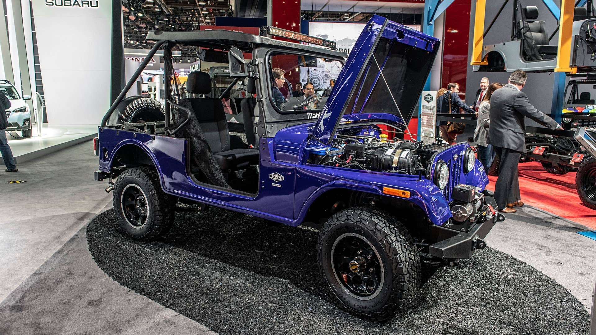 Mahindra is at Detroit Auto Show for first time, showing Roxor — and ...