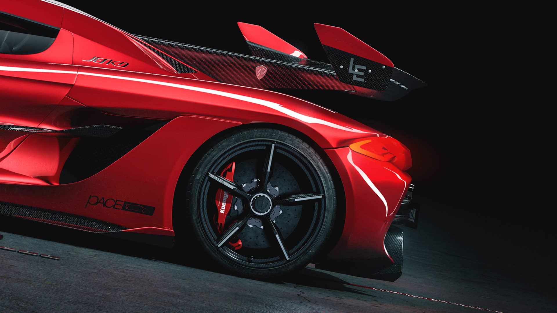 Koenigsegg Jesko Red Cherry Edition