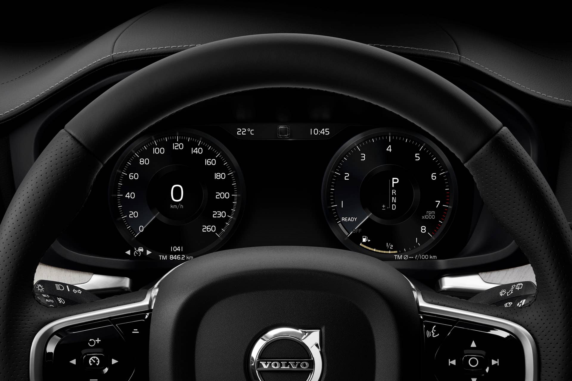 Volvo V60 gauges