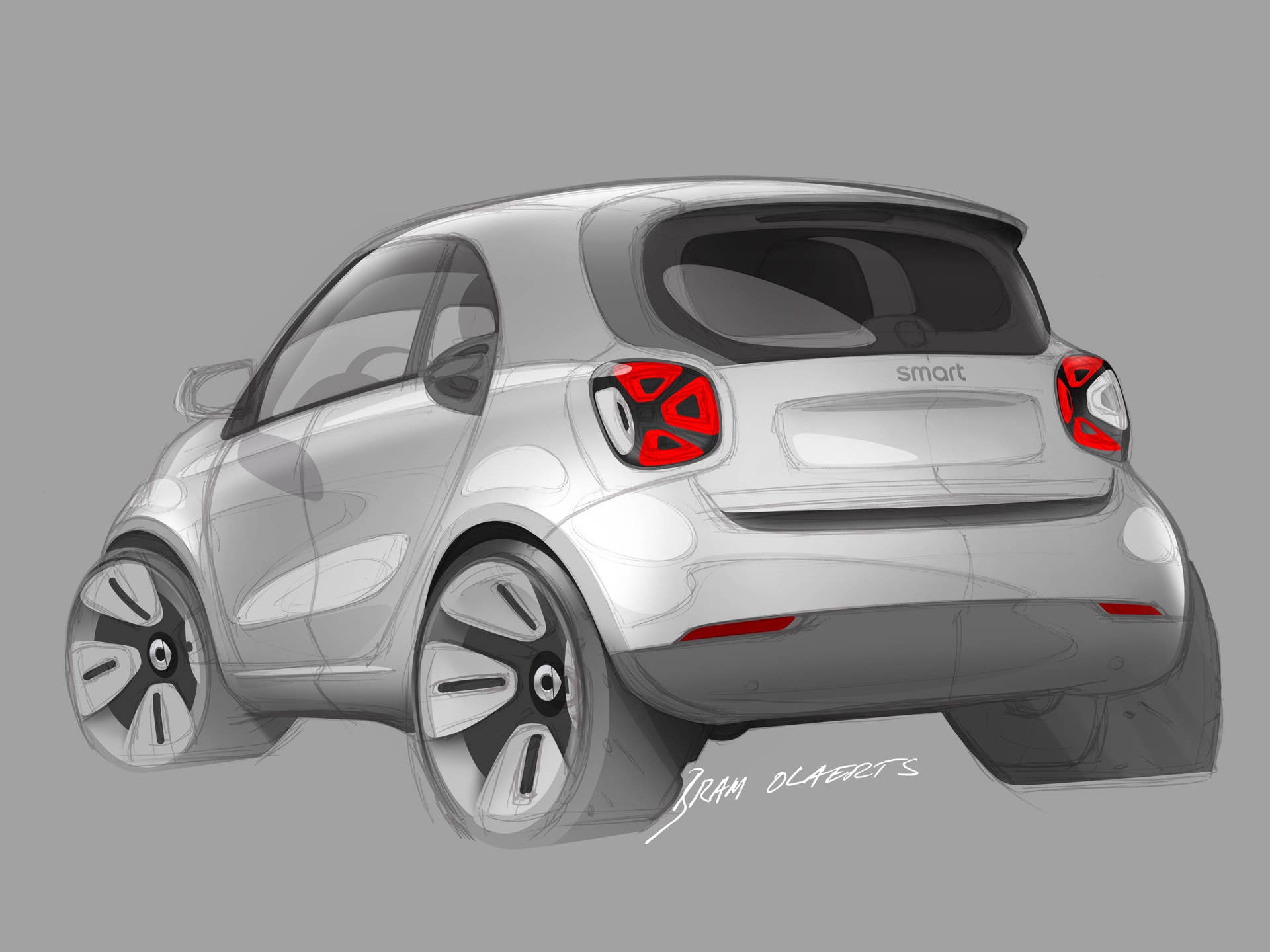 smart gibt einen ersten Ausblick auf seine modellgepflegten smart EQ fortwo und forfour, die auf der IAA in Frankfurt als Weltpremiere präsentiert werden. Die neuen elektrischen Modelle stehen für ein reduziertes und erwachsenes Design. #AllElectricNow #smart smart provides a first outlook on the facelift of the smart EQ fortwo and forfour, which will be presented as world premier e at the IAA in Frankfurt. The new electric models are characterized by a reduced and grown-up design. #AllElectricNow #smart