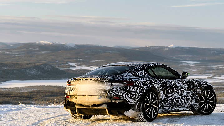 2019 Aston Martin Vantage Cold Weather Testing