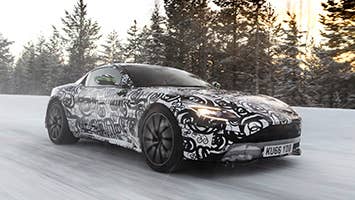 2019 Aston Martin Vantage Cold Weather Testing