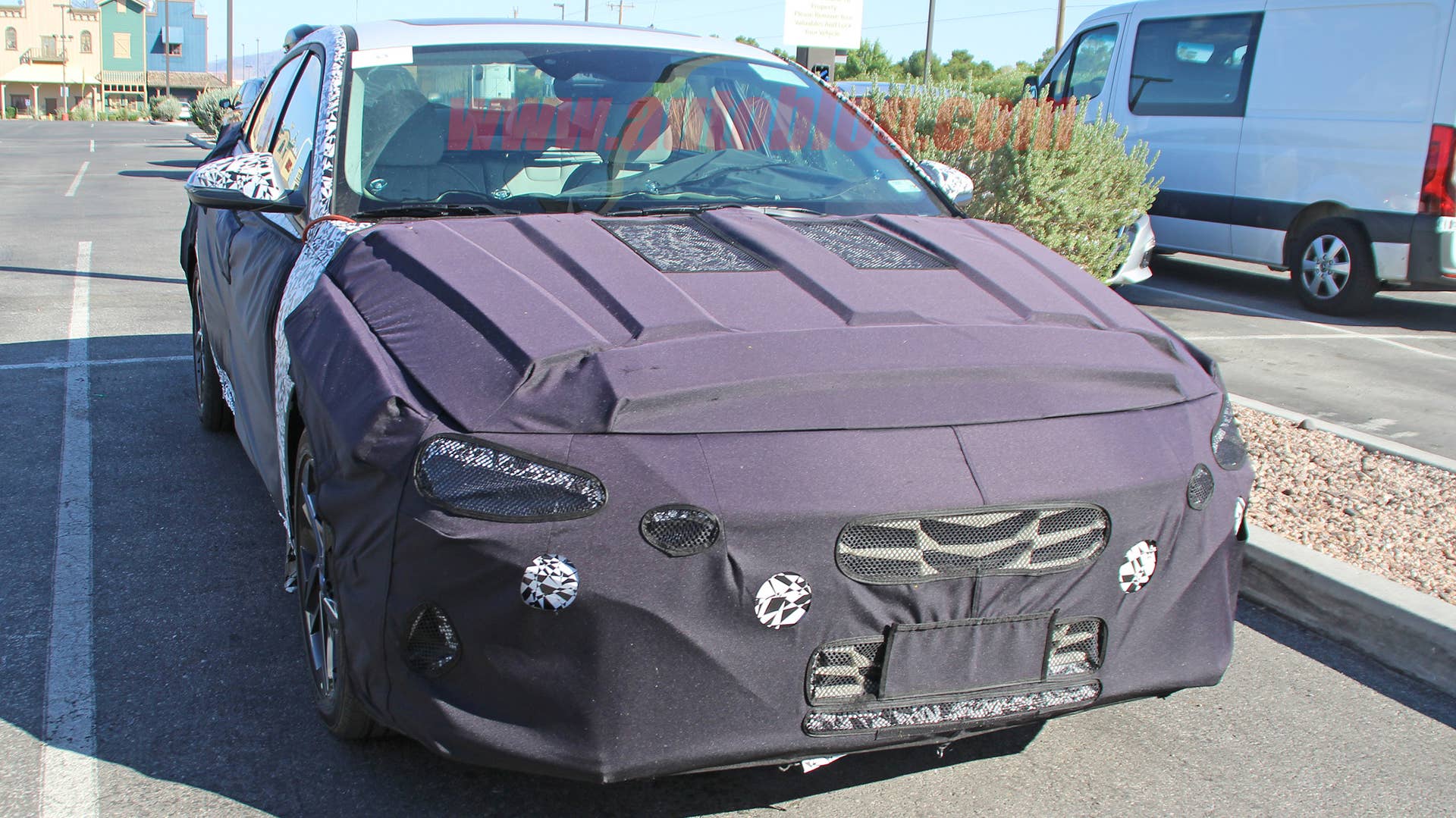 Next-generation Hyundai Elantra in camouflage