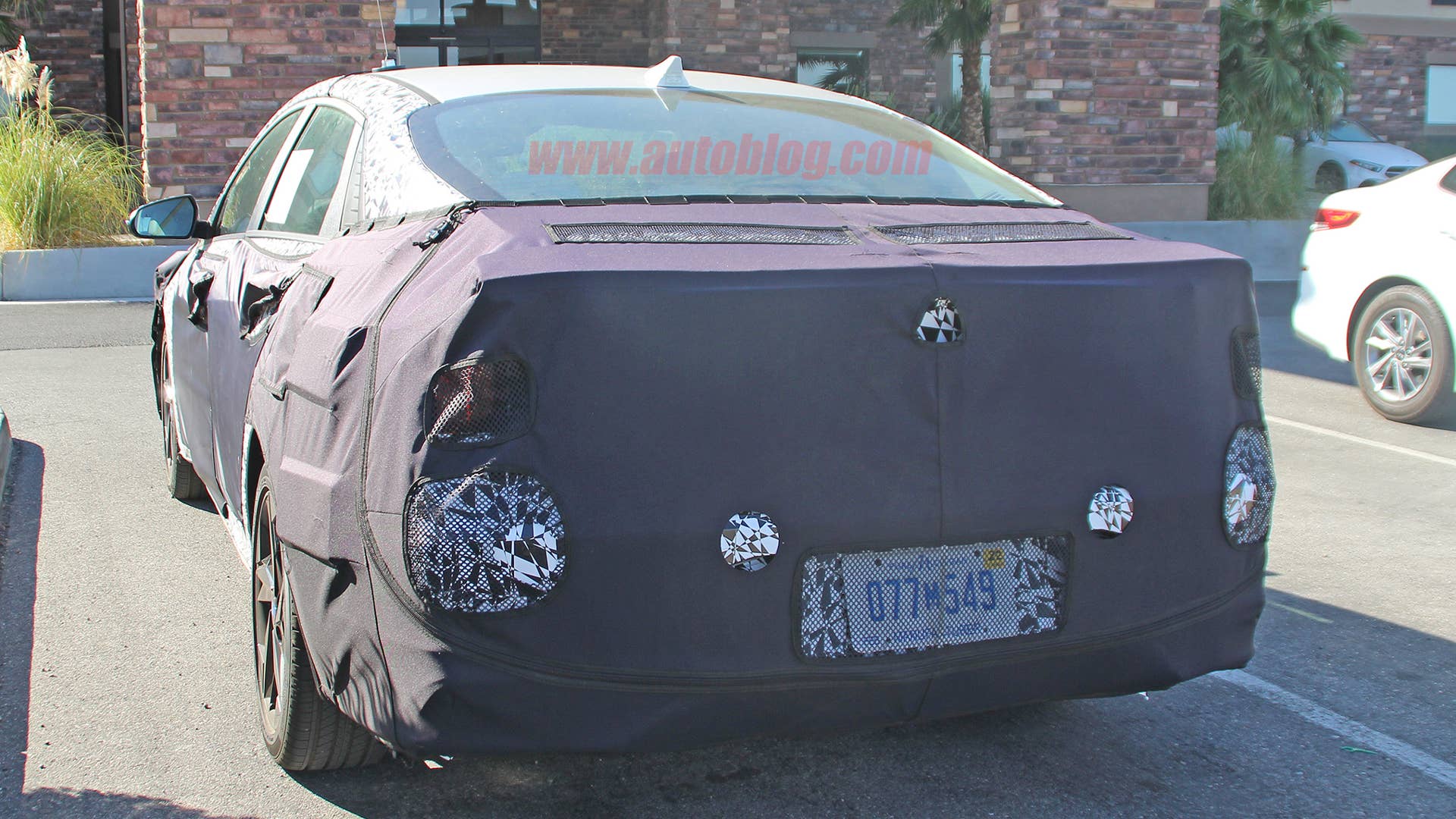 Next-generation Hyundai Elantra in camouflage