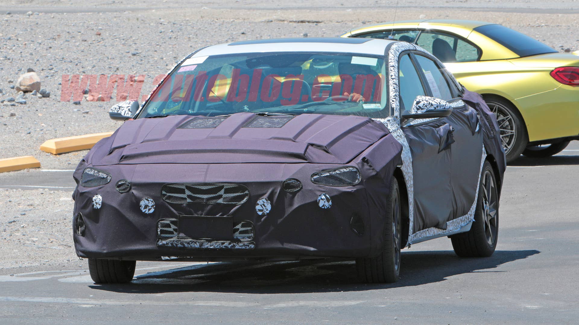 Next-generation Hyundai Elantra in camouflage