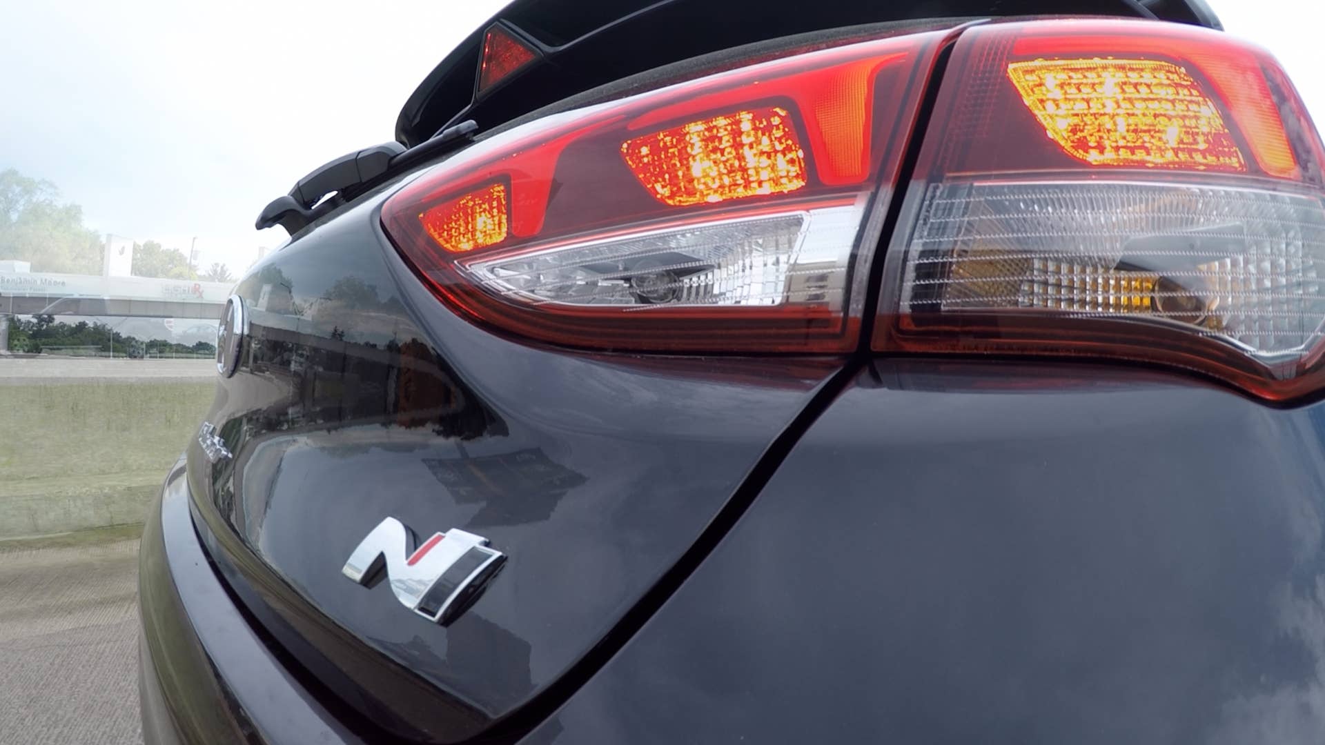 2019 Hyundai Veloster N rear