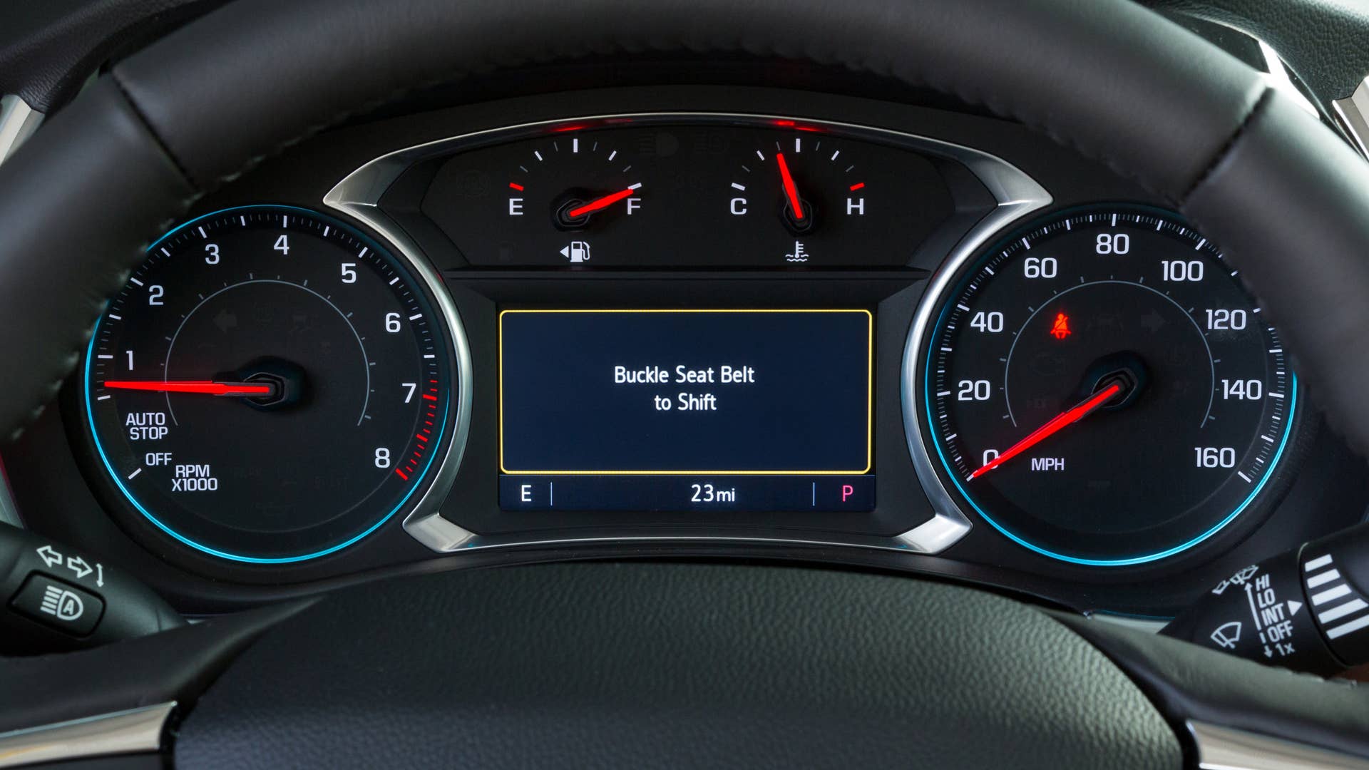 Chevrolet Buckle to Drive warning notification
